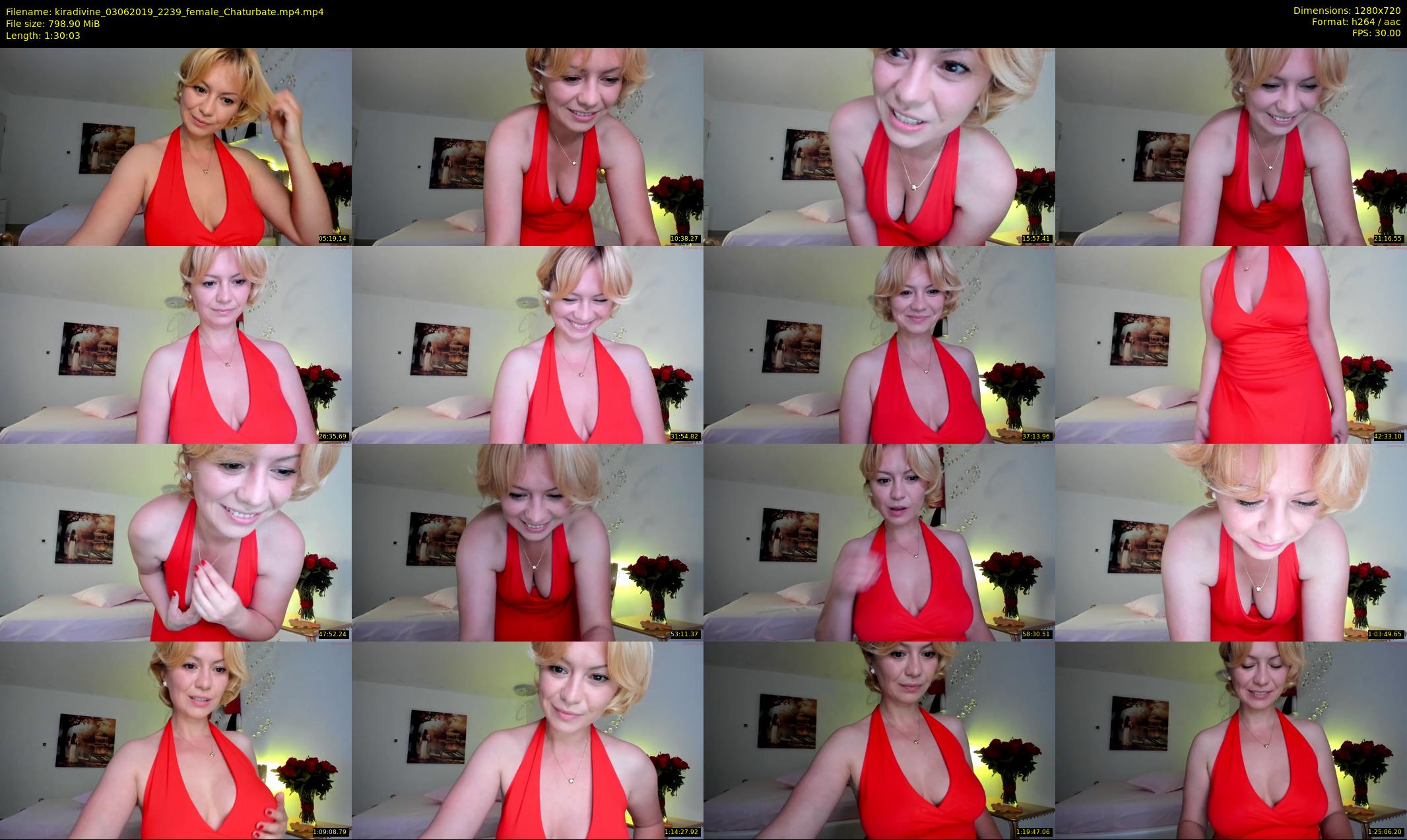 kiradivine — 91 minute Chaturbate female cam show recording, 720p, Jun 3, 2019