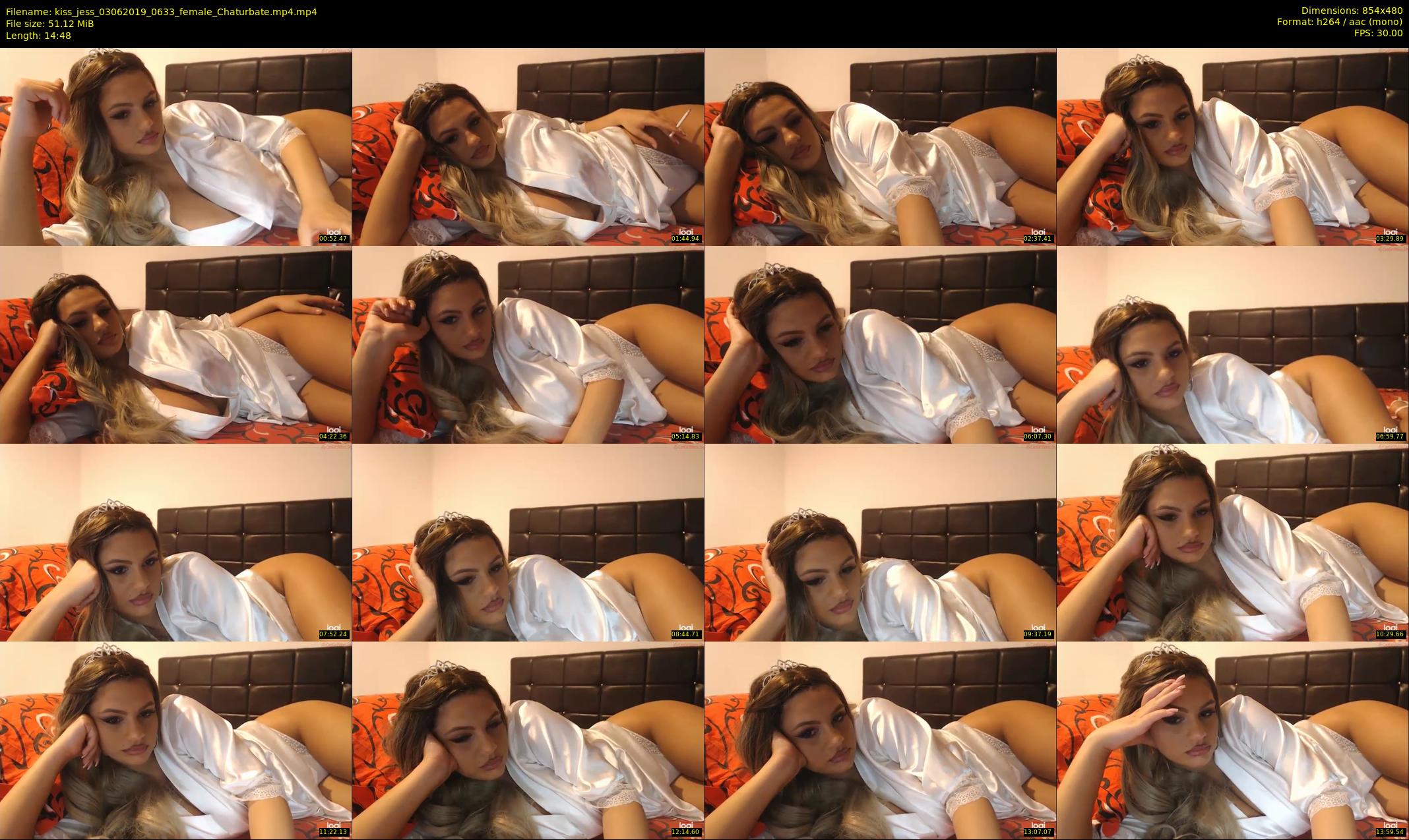 kiss_jess — 15 minute Chaturbate female cam show recording, 480p, Jun 3, 2019