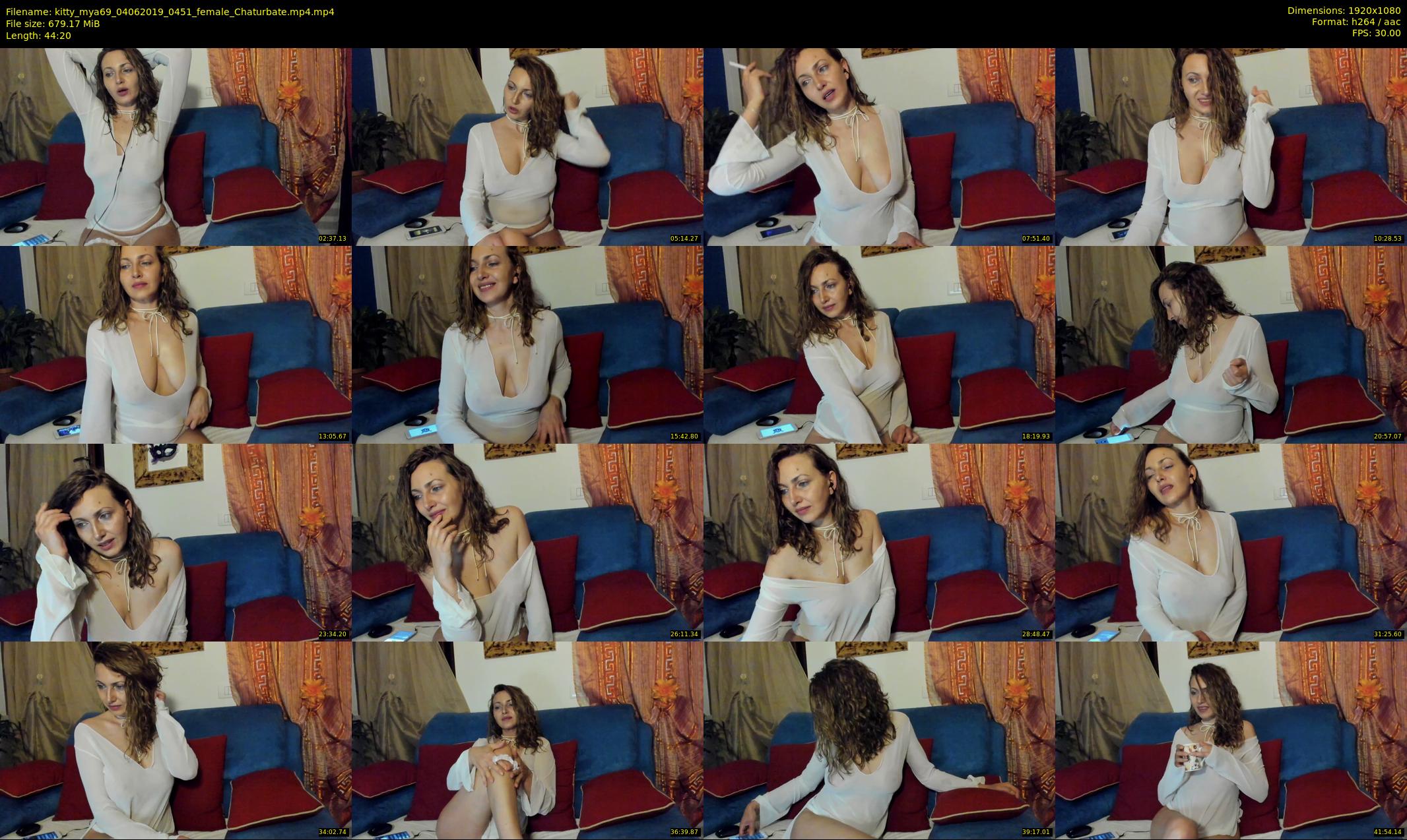 kitty_mya69 — 45 minute Chaturbate female cam show recording, 1080p, Jun 4, 2019