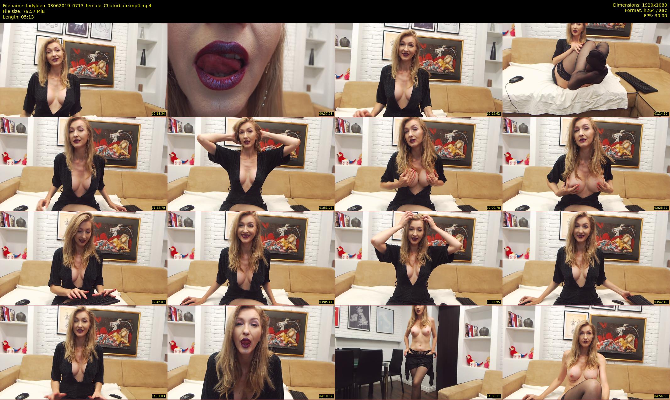 ladyleea — 6 minute Chaturbate female cam show recording, 1080p, Jun 3, 2019
