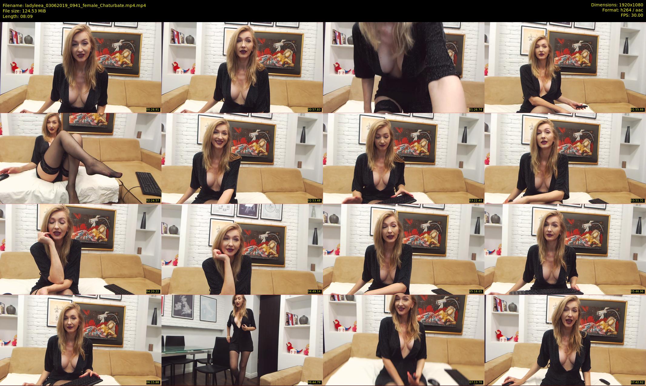 ladyleea — 9 minute Chaturbate female cam show recording, 1080p, Jun 3, 2019