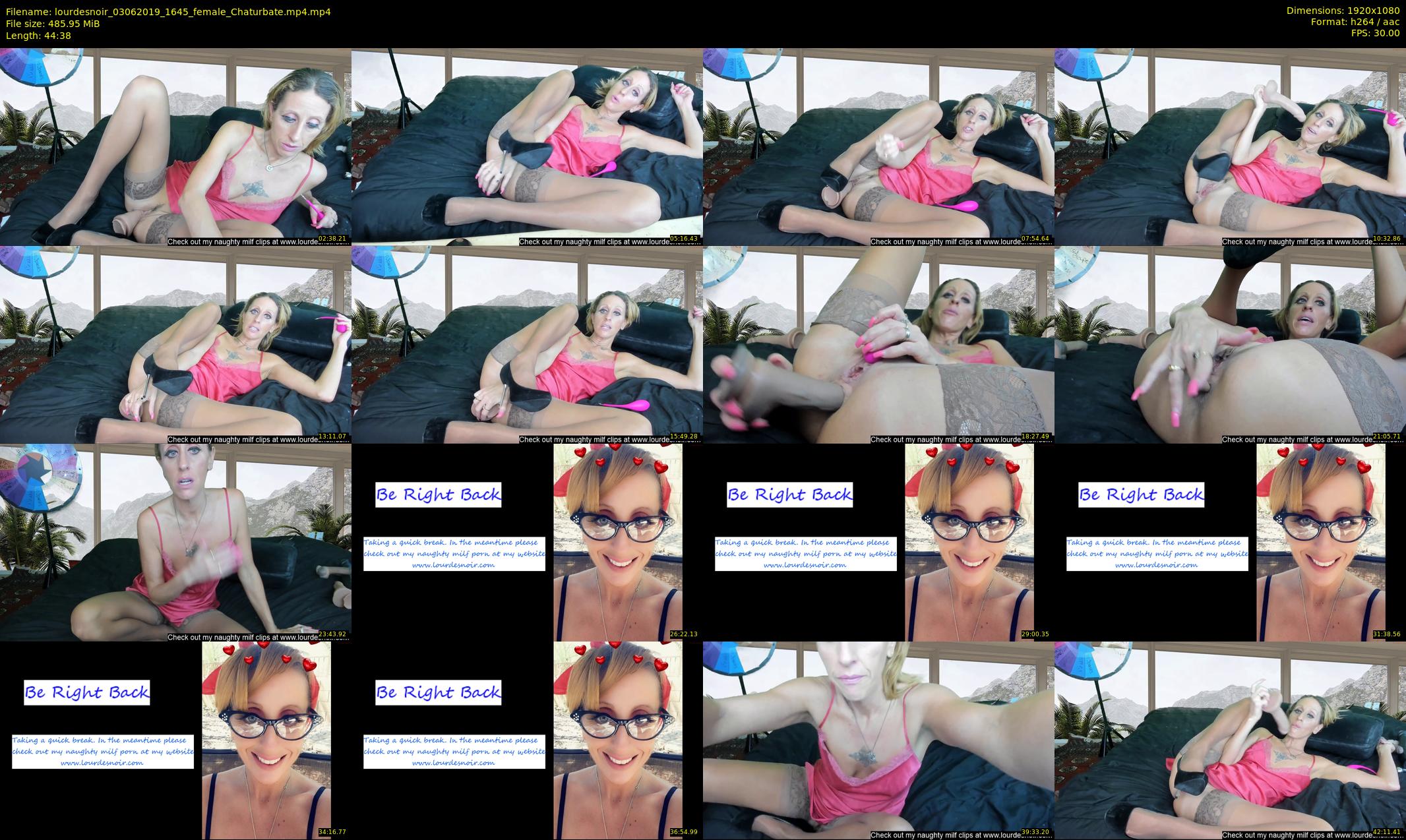 lourdesnoir — 45 minute Chaturbate female cam show recording, 1080p, Jun 3, 2019