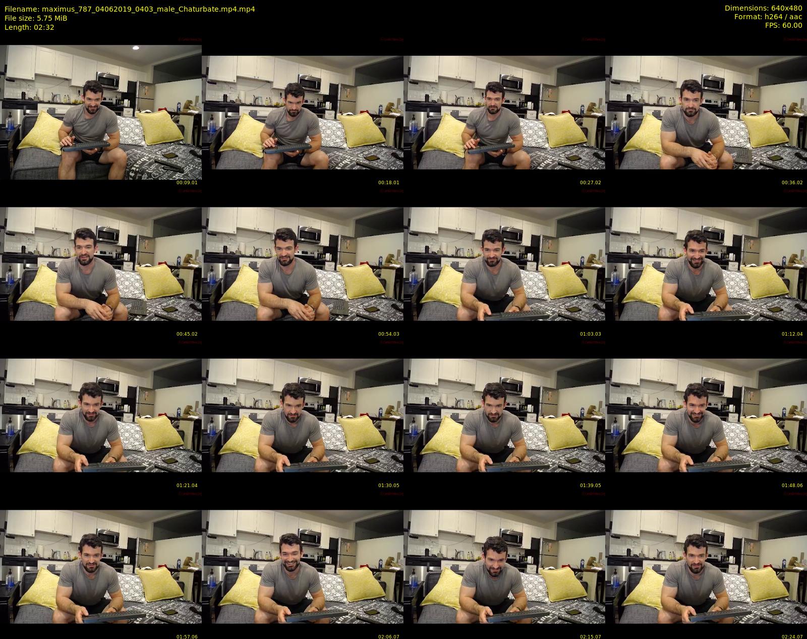 maximus_787 — 3 minute Chaturbate male cam show recording, 480p, Jun 4, 2019