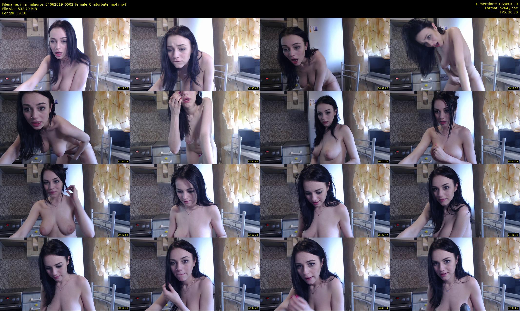 mia_milagros — 40 minute Chaturbate female cam show recording, 1080p, Jun 4, 2019
