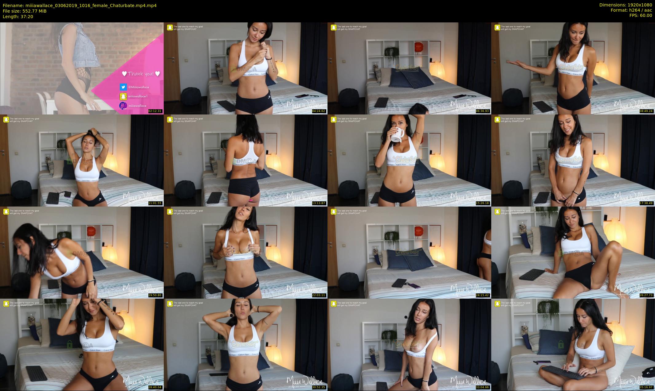 miiiawallace — 38 minute Chaturbate female cam show recording, 1080p, Jun 3, 2019