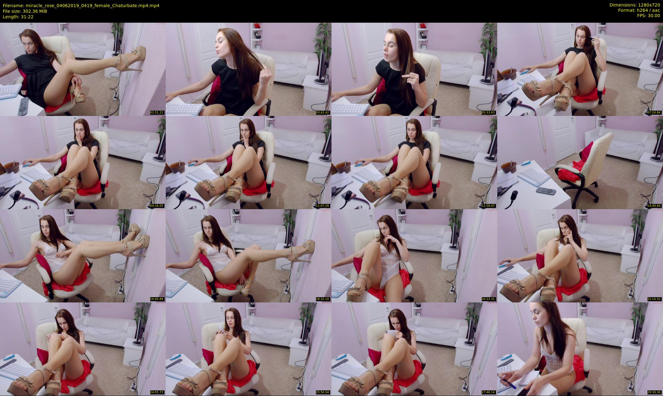 miracle_rose — 32 minute Chaturbate female cam show recording, 720p, Jun 4, 2019