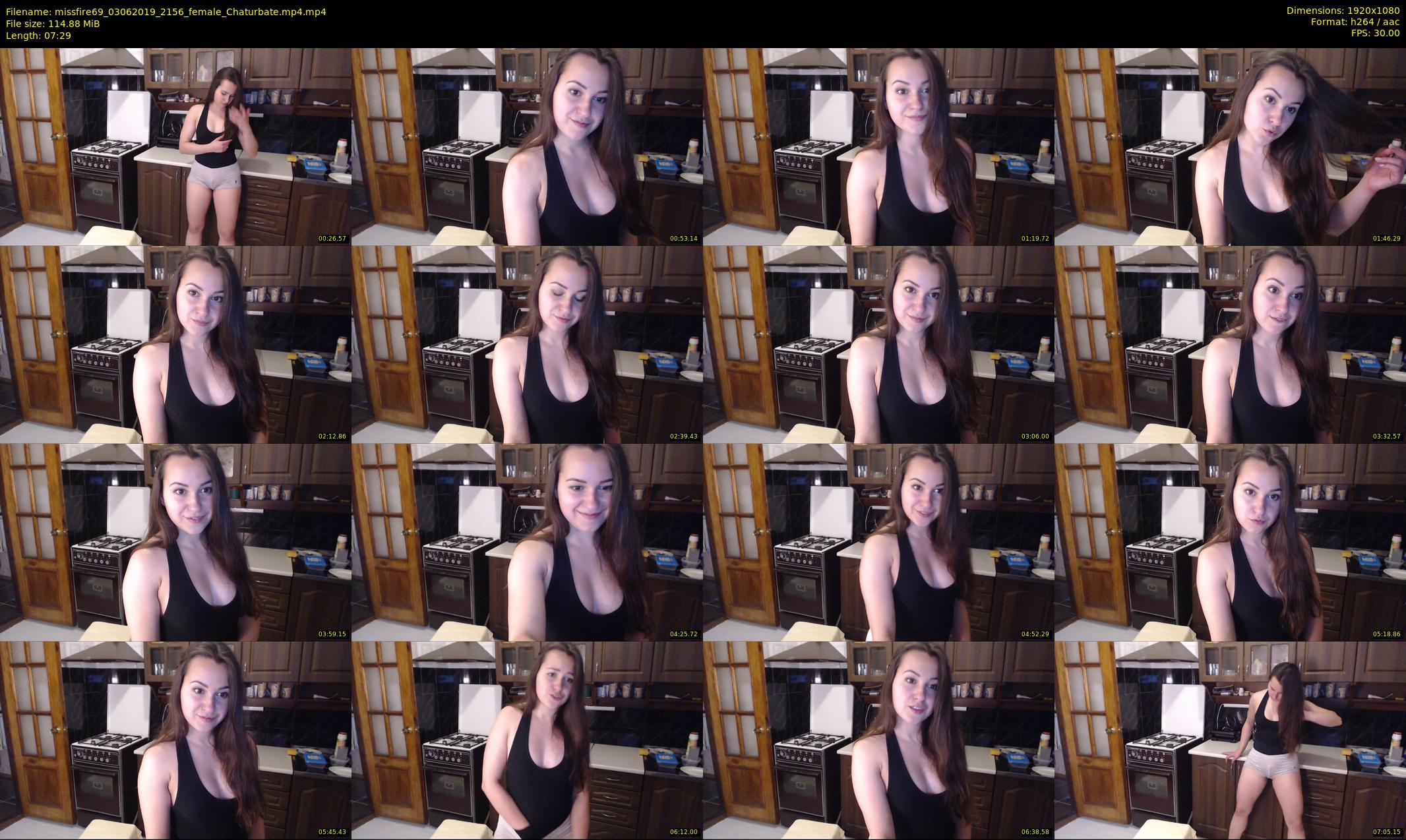 missfire69 — 8 minute Chaturbate female cam show recording, 1080p, Jun 3, 2019