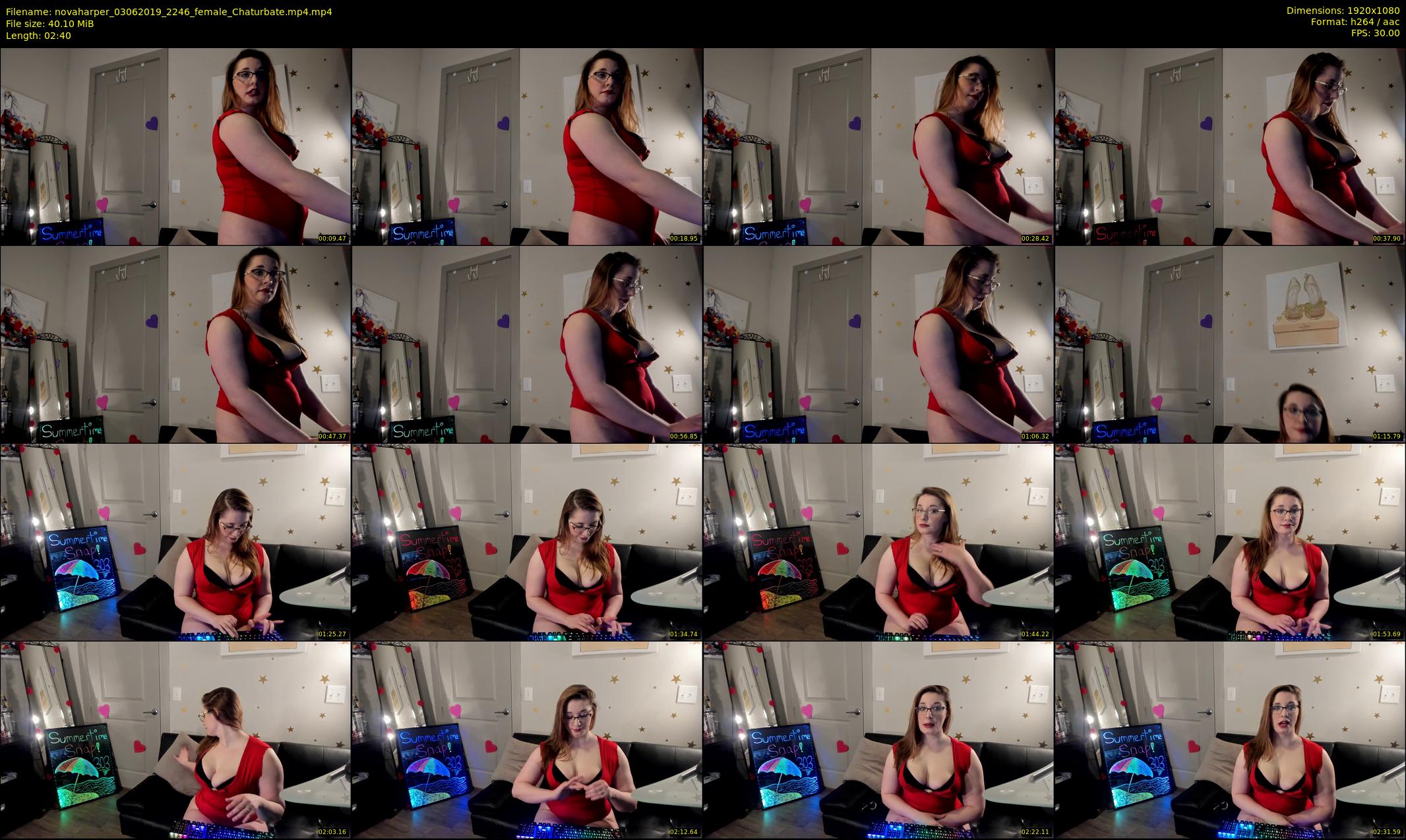 novaharper — 3 minute Chaturbate female cam show recording, 1080p, Jun 3, 2019