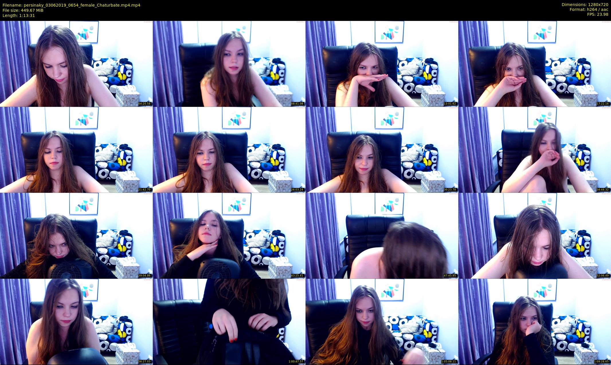 persinaky — 74 minute Chaturbate female cam show recording, 720p, Jun 3, 2019