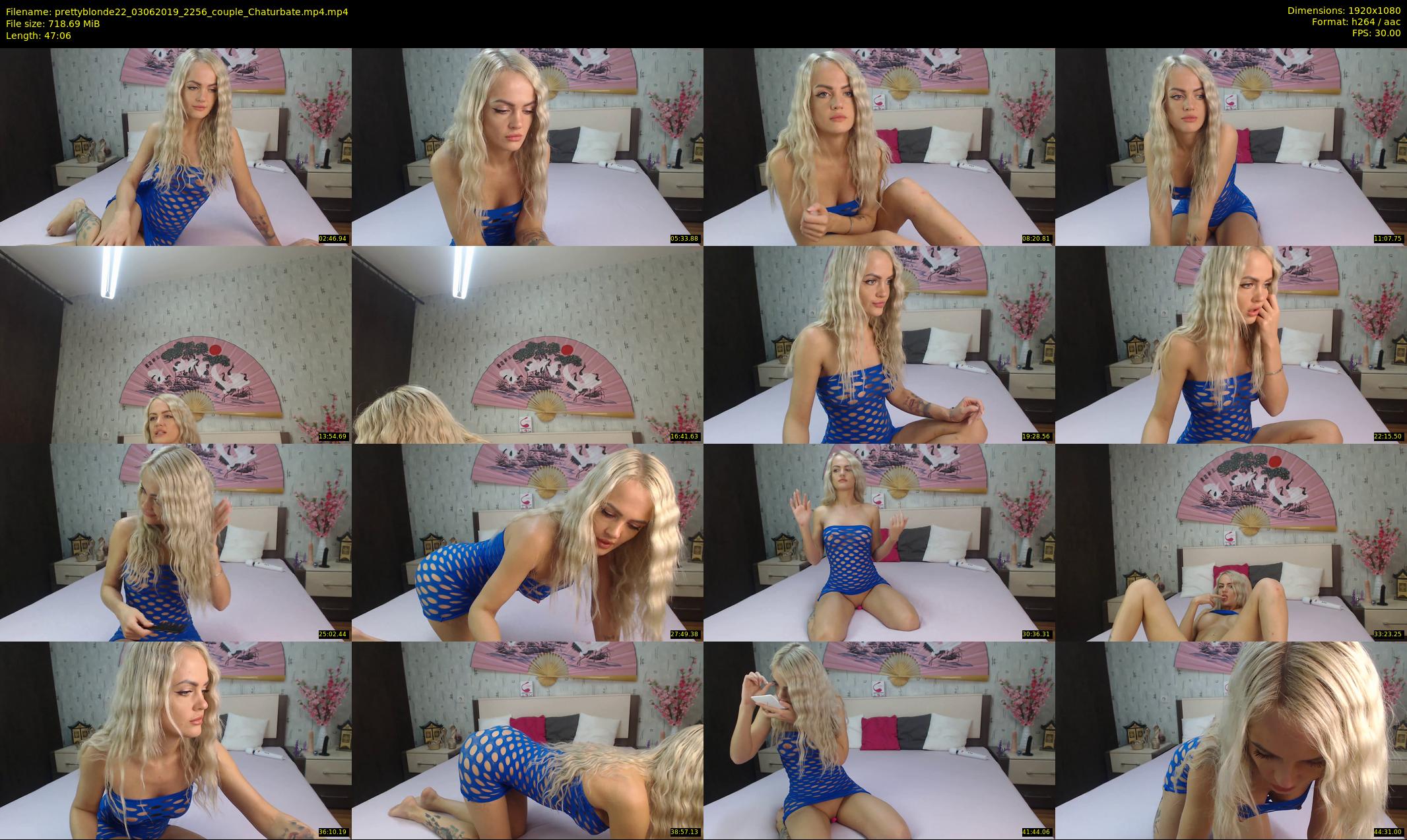 prettyblonde22 — 48 minute Chaturbate female cam show recording, 1080p, Jun 3, 2019