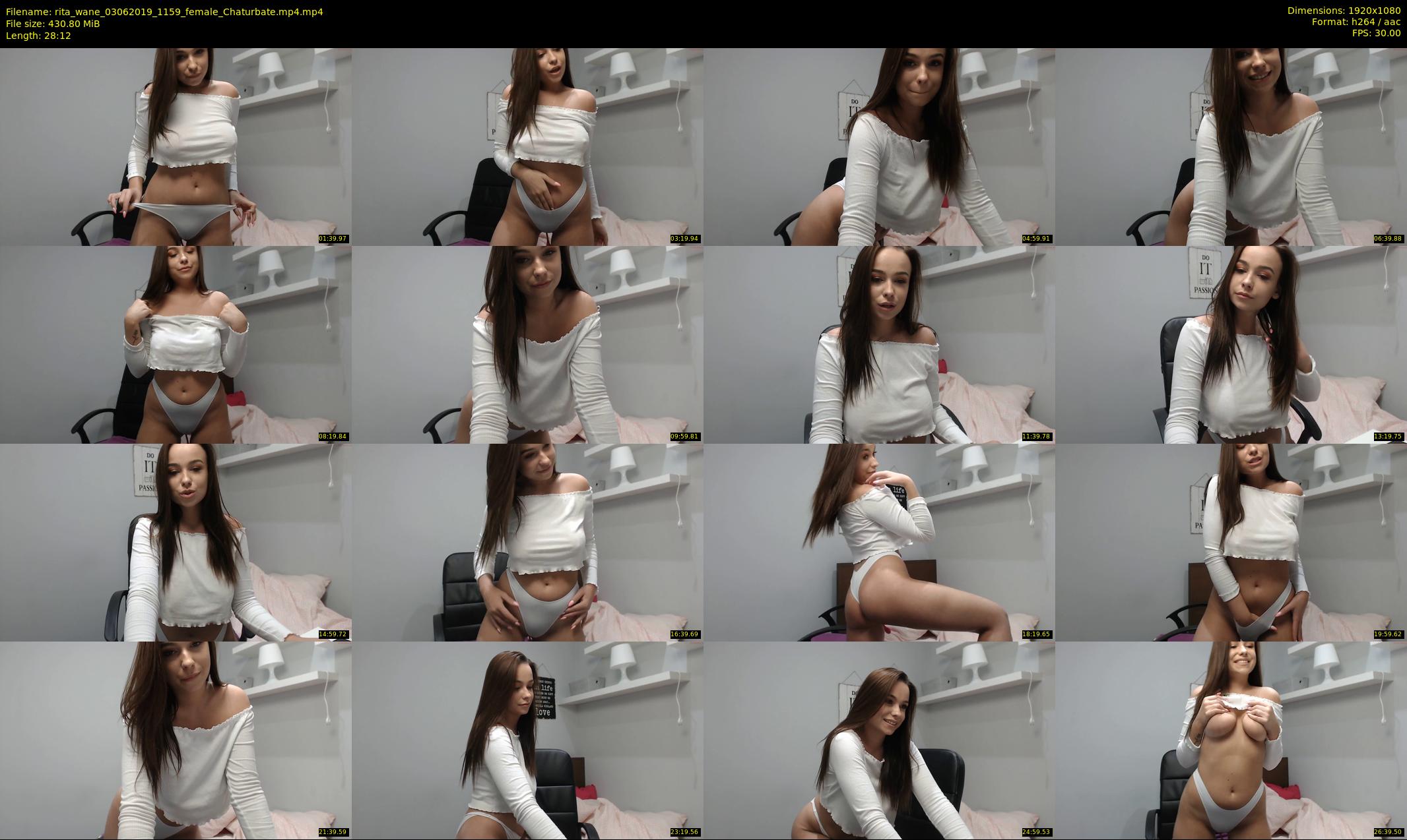 rita_wane — 29 minute Chaturbate female cam show recording, 1080p, Jun 3, 2019