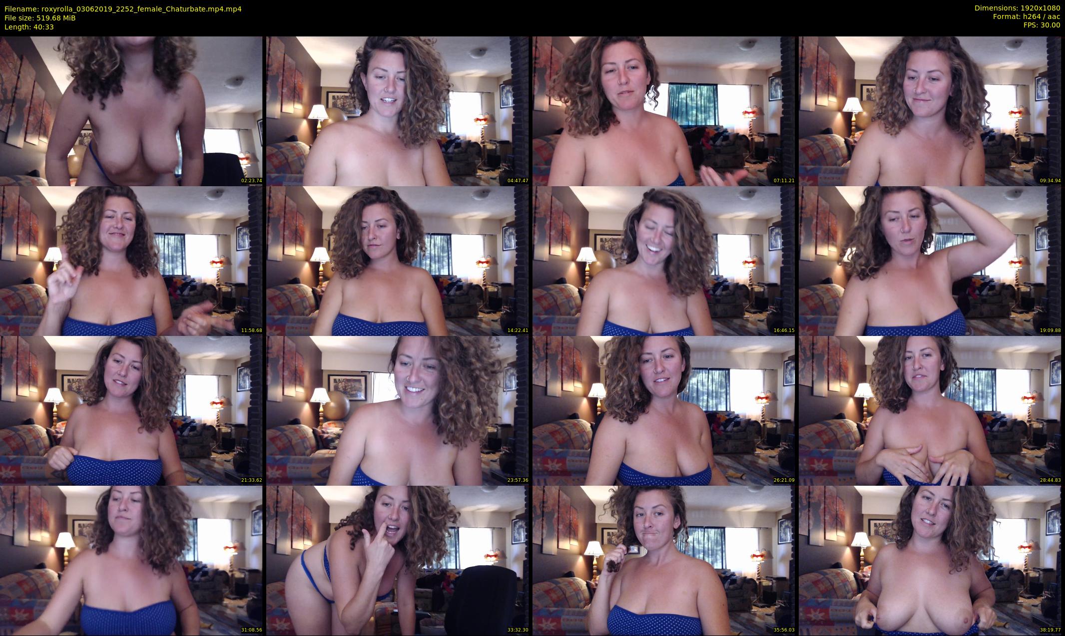 roxyrolla — 41 minute Chaturbate female cam show recording, 1080p, Jun 3, 2019