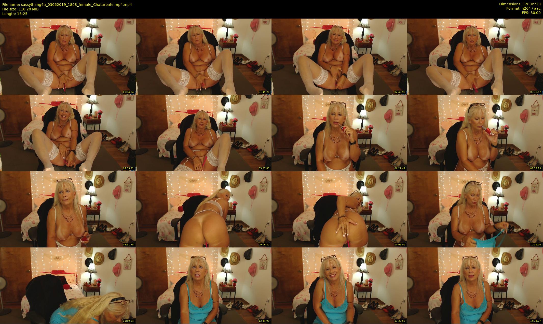 sassythang4u — 16 minute Chaturbate female cam show recording, 720p, Jun 3, 2019