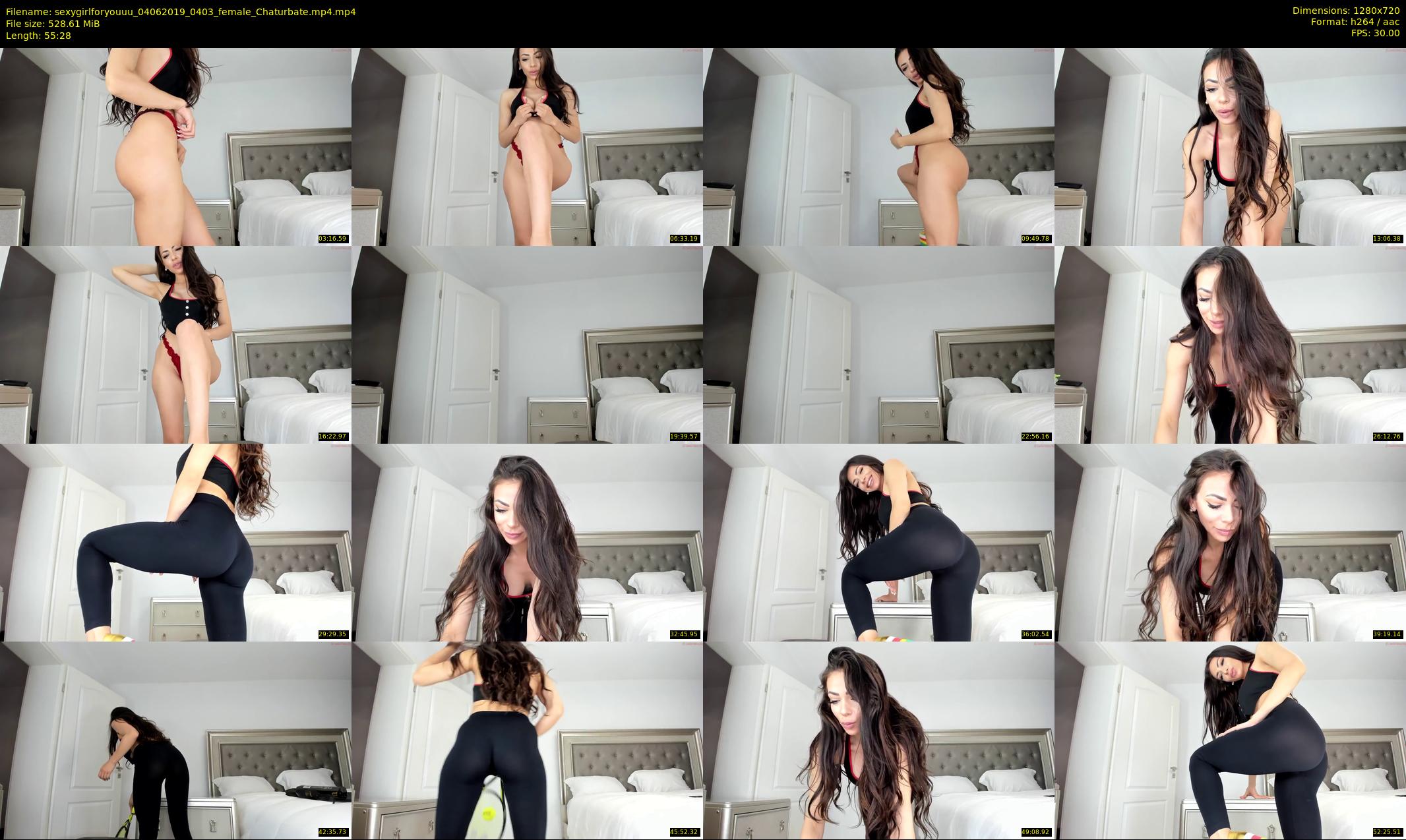 sexygirlforyouuu — 56 minute Chaturbate female cam show recording, 720p, Jun 4, 2019