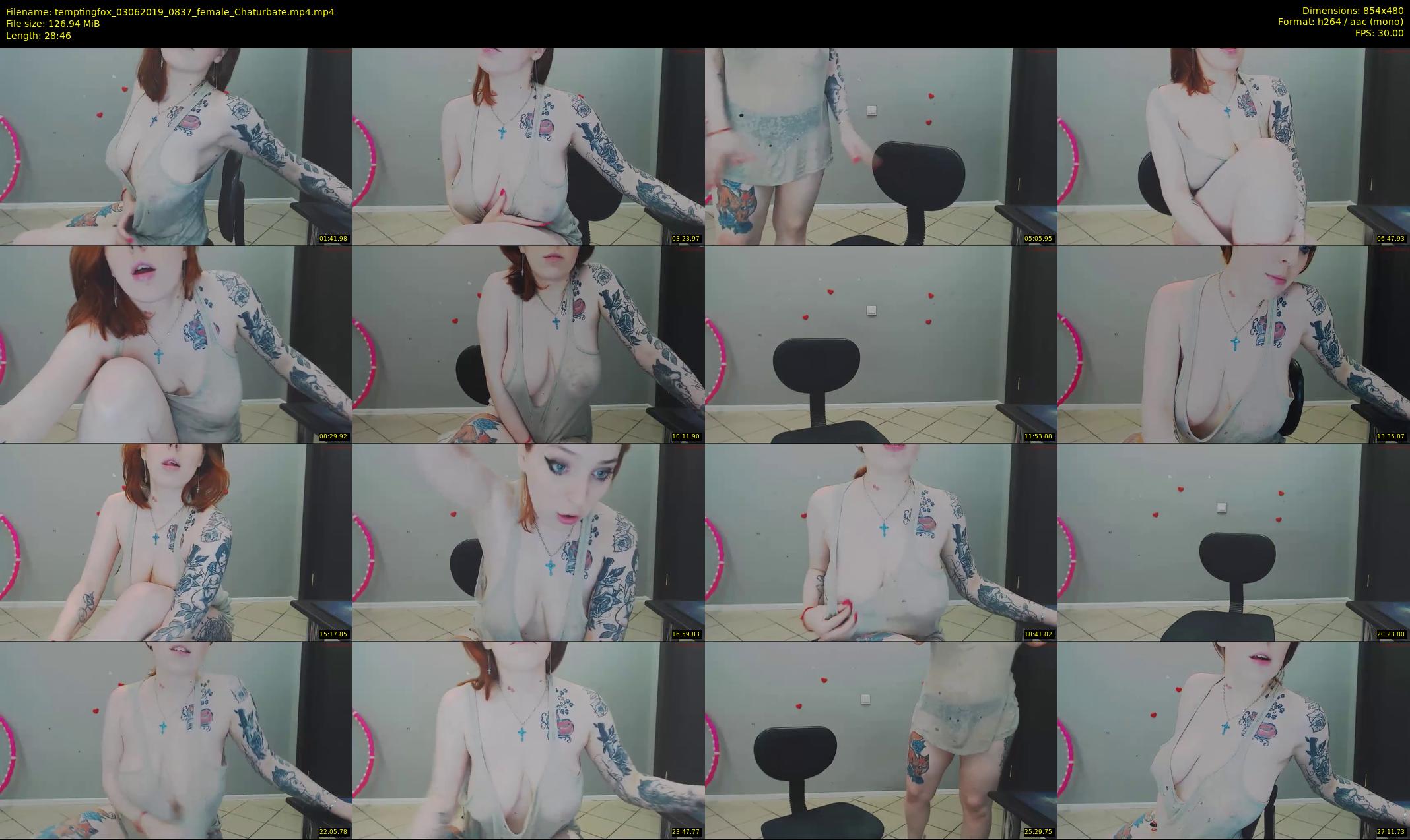 temptingfox — 29 minute Chaturbate female cam show recording, 480p, Jun 3, 2019