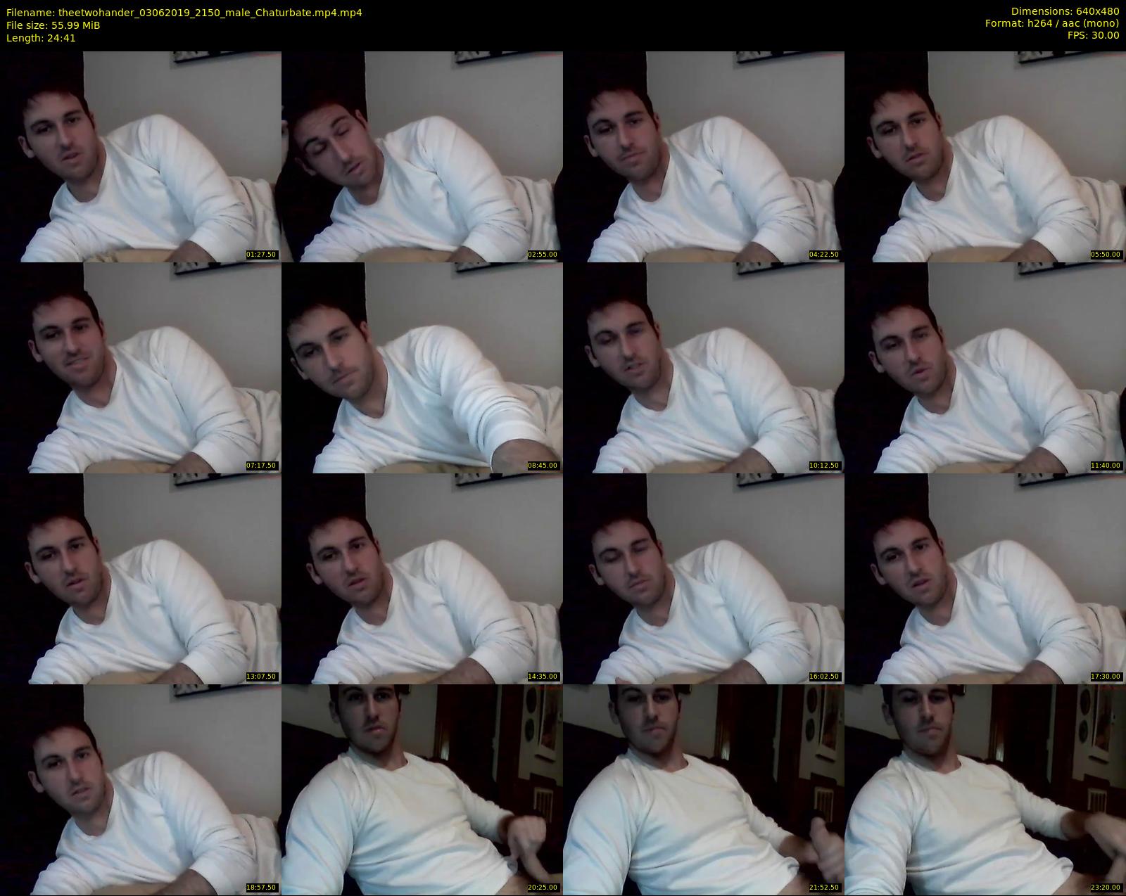 theetwohander — 25 minute Chaturbate male cam show recording, 480p, Jun 3, 2019