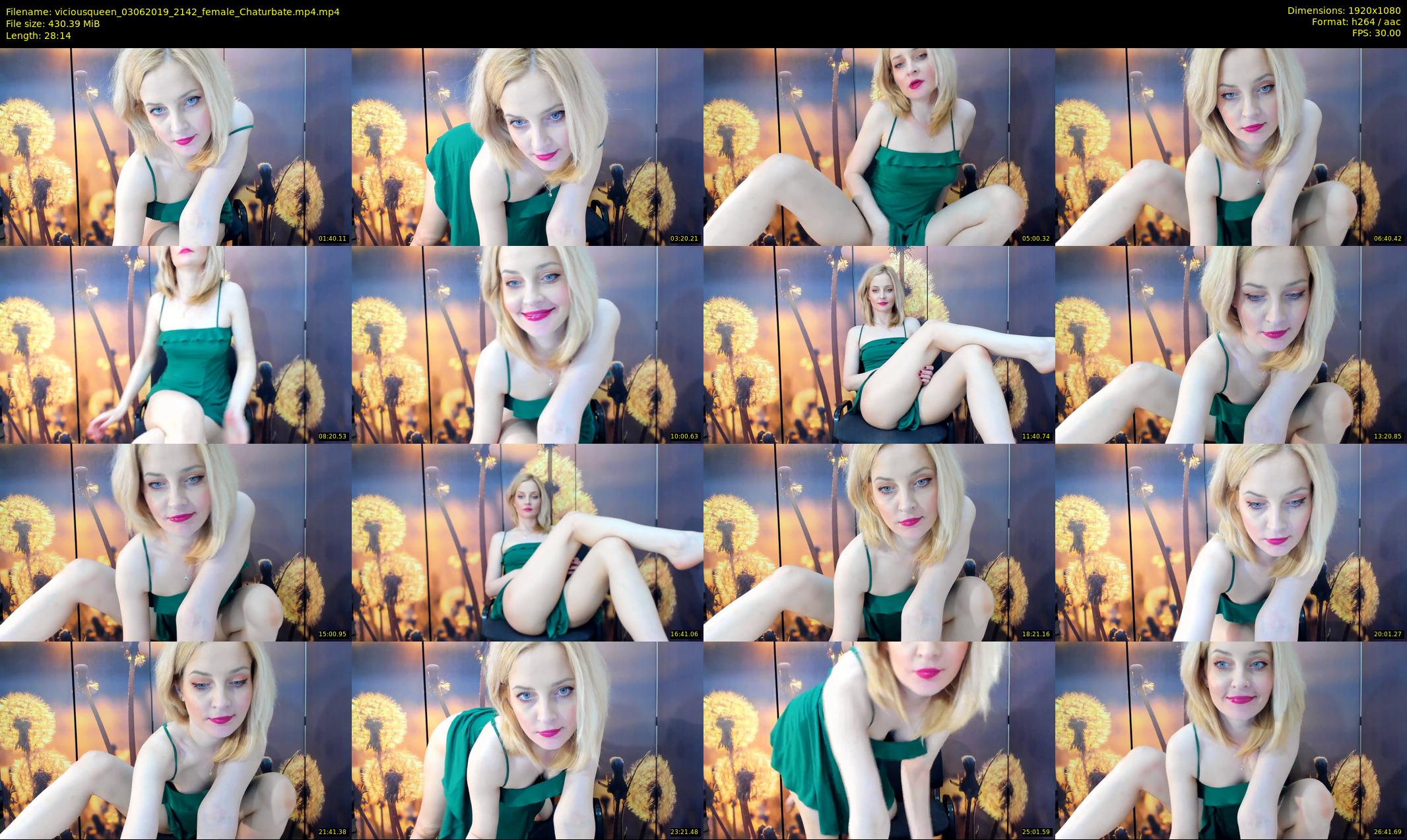 viciousqueen — 29 minute Chaturbate female cam show recording, 1080p, Jun 3, 2019
