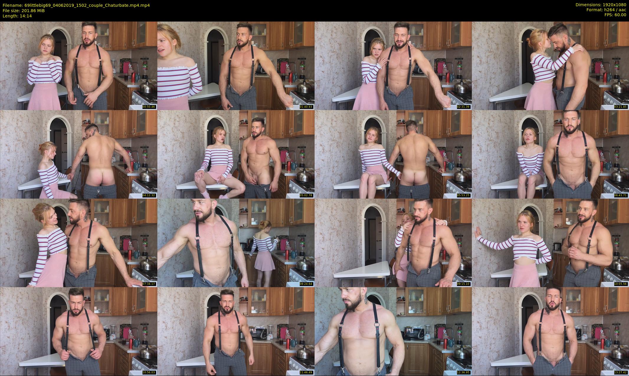 69littlebig69 — 15 minute Chaturbate couple cam show recording, 1080p, Jun 4, 2019