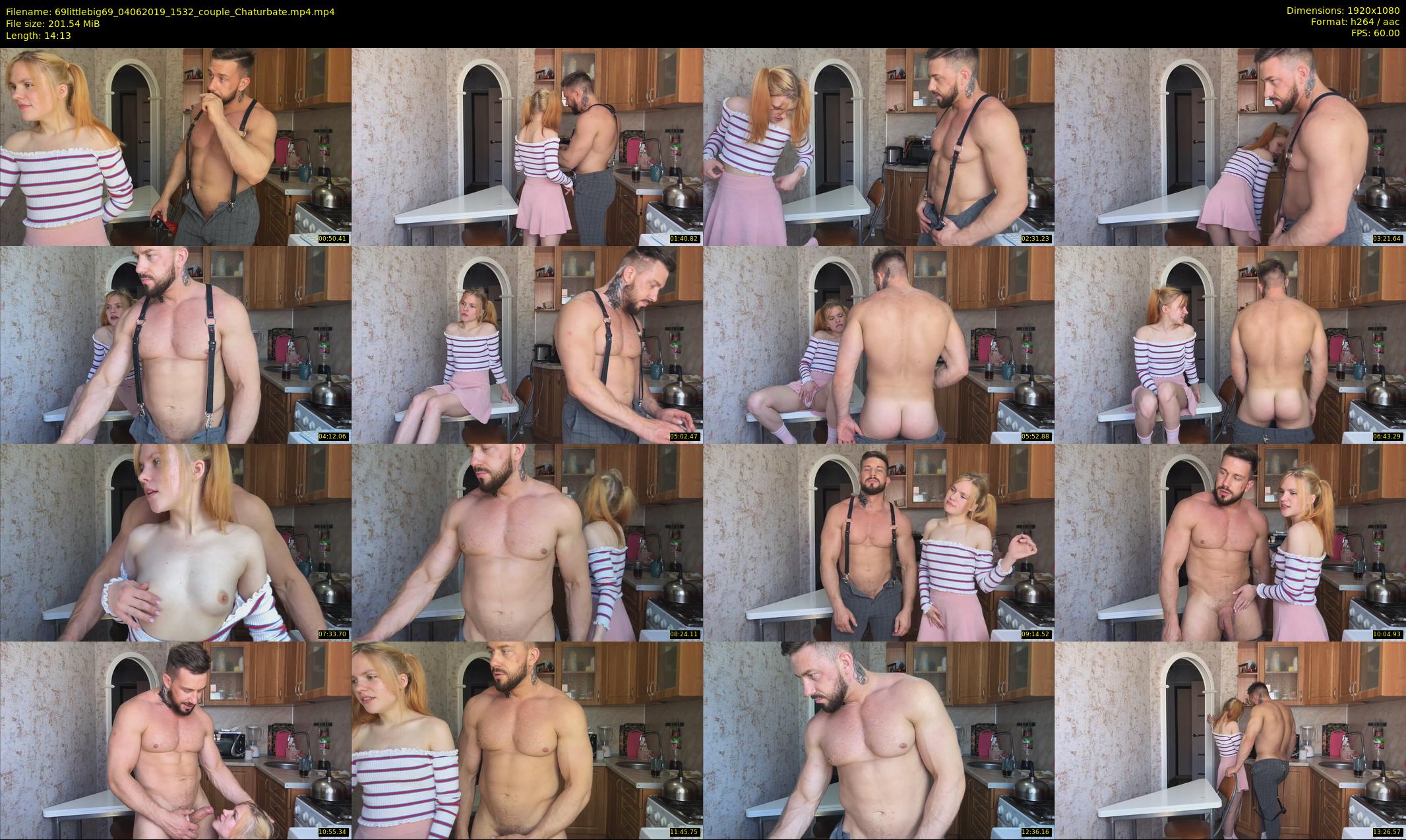 69littlebig69 — 15 minute Chaturbate couple cam show recording, 1080p, Jun 4, 2019