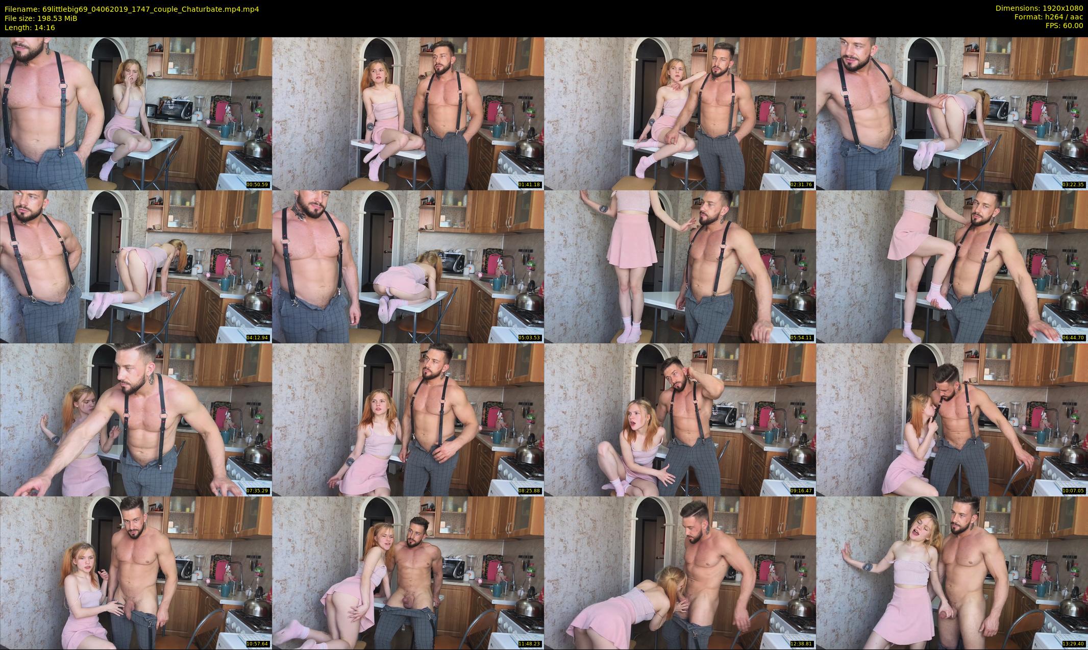 69littlebig69 — 15 minute Chaturbate couple cam show recording, 1080p, Jun 4, 2019
