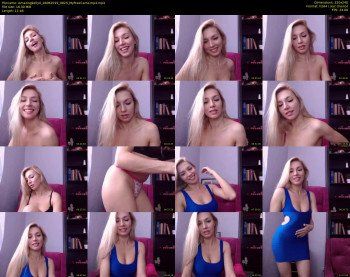 AmazingkellyX — 12 minute MyFreeCams cam show recording, SD, Jun 4, 2019