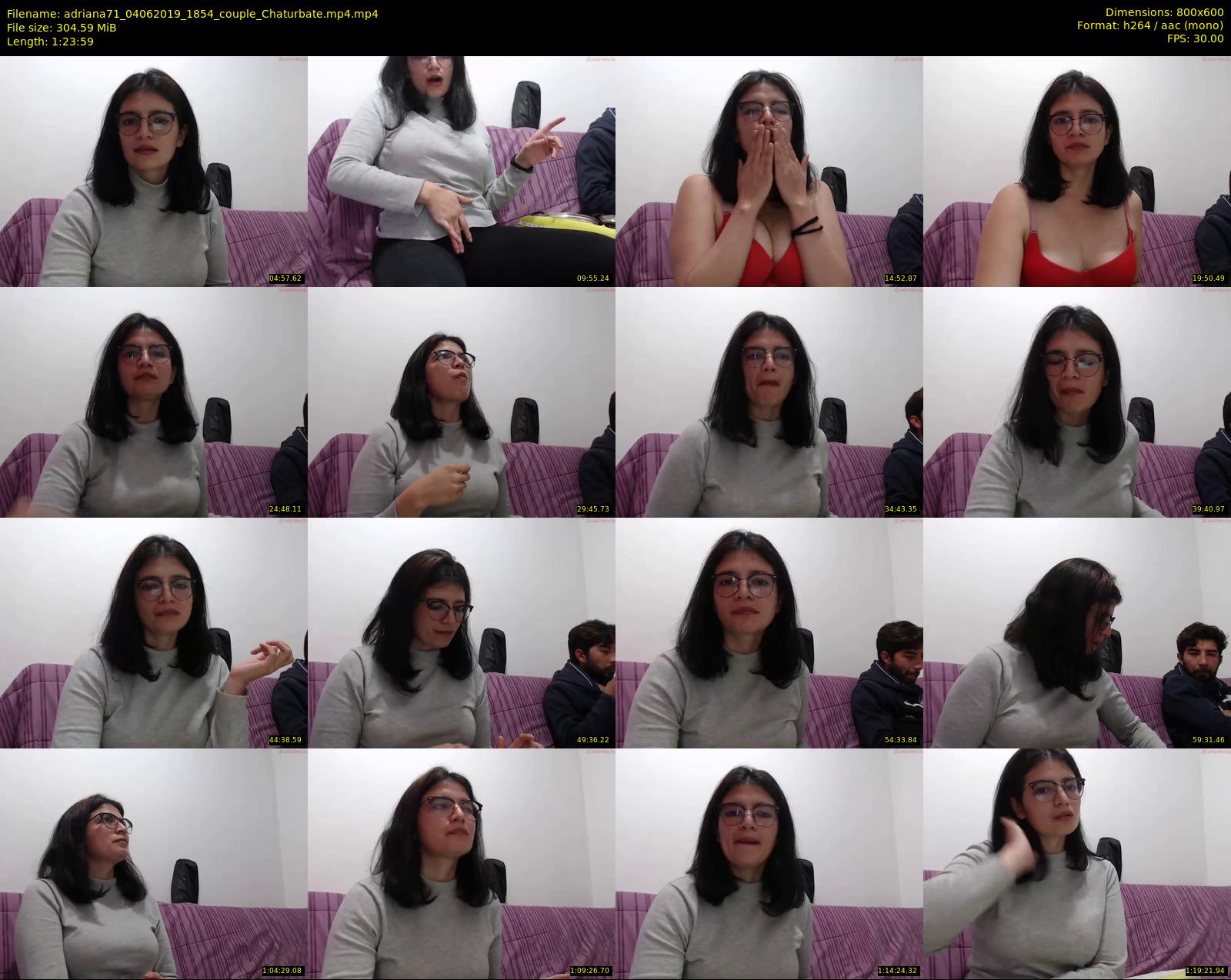 adriana71 — 84 minute Chaturbate couple cam show recording, 480p, Jun 4, 2019