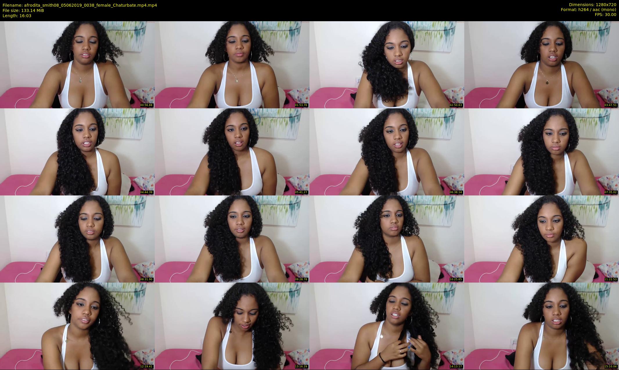 afrodita_smith08 — 17 minute Chaturbate female cam show recording, 720p, Jun 5, 2019