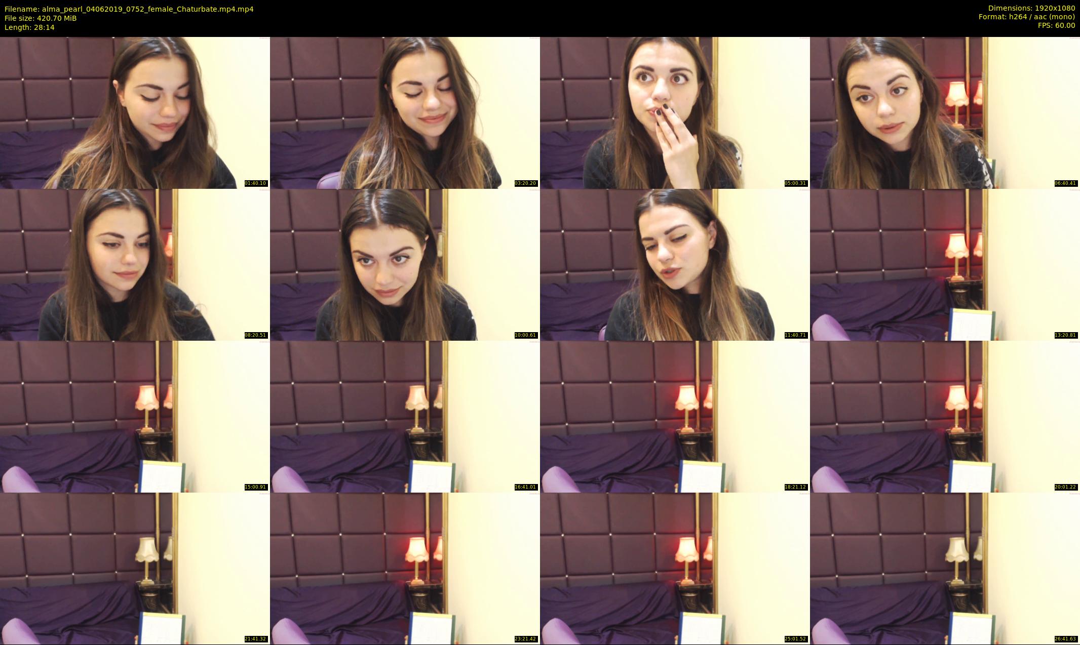 alma_pearl — 29 minute Chaturbate female cam show recording, 1080p, Jun 4, 2019