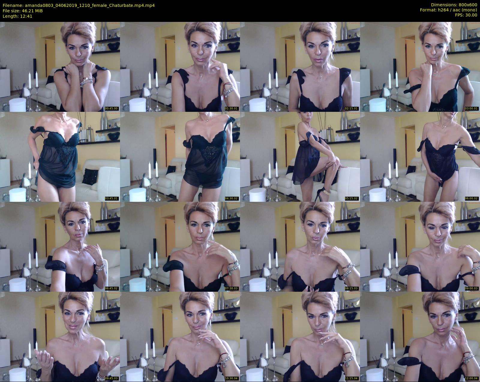 amanda0803 — 13 minute Chaturbate female cam show recording, 480p, Jun 4, 2019