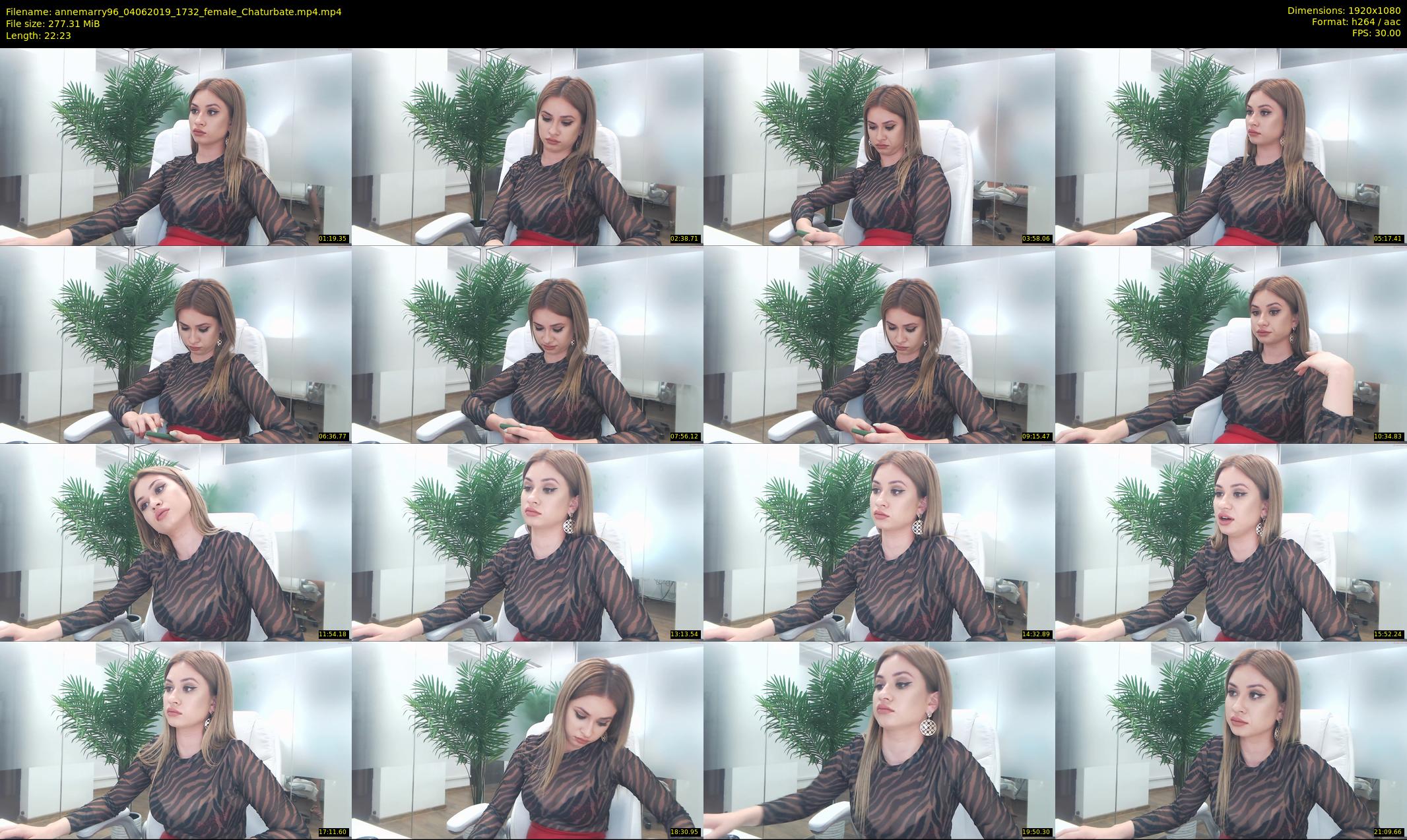 annemarry96 — 23 minute Chaturbate female cam show recording, 1080p, Jun 4, 2019
