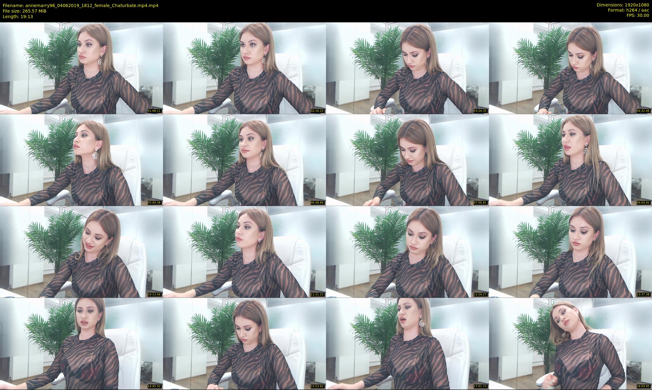 annemarry96 — 20 minute Chaturbate female cam show recording, 1080p, Jun 4, 2019