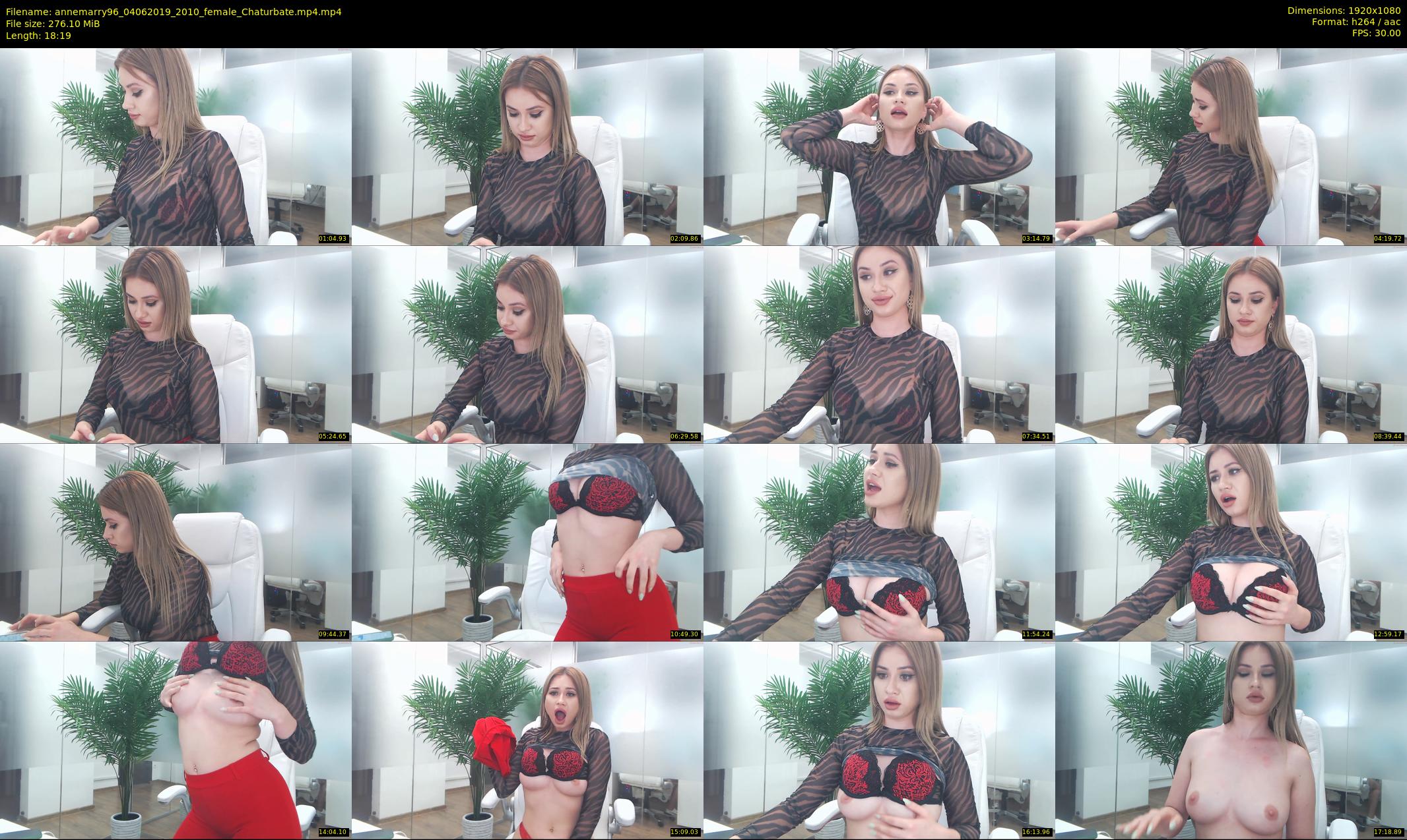 annemarry96 — 19 minute Chaturbate female cam show recording, 1080p, Jun 4, 2019