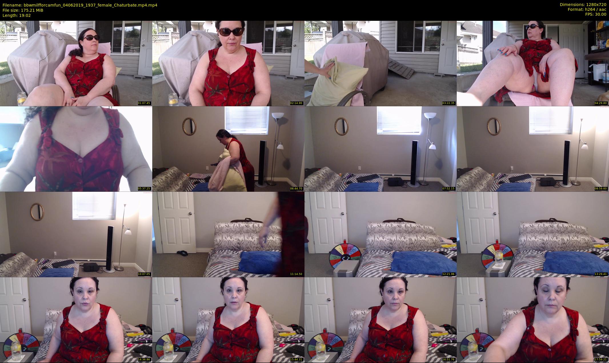 bbwmilfforcamfun — 20 minute Chaturbate female cam show recording, 720p, Jun 4, 2019