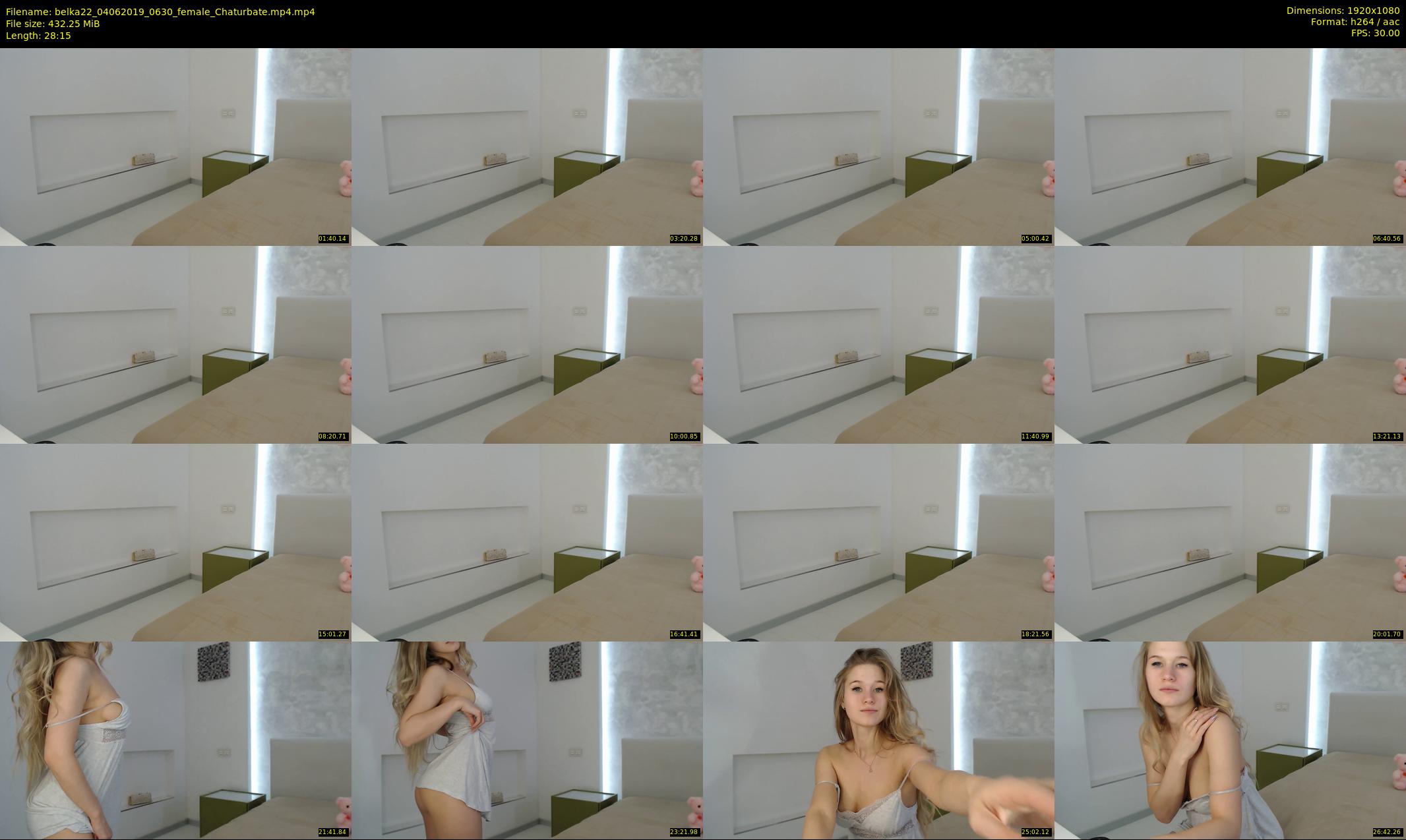 belka22 — 29 minute Chaturbate female cam show recording, 1080p, Jun 4, 2019