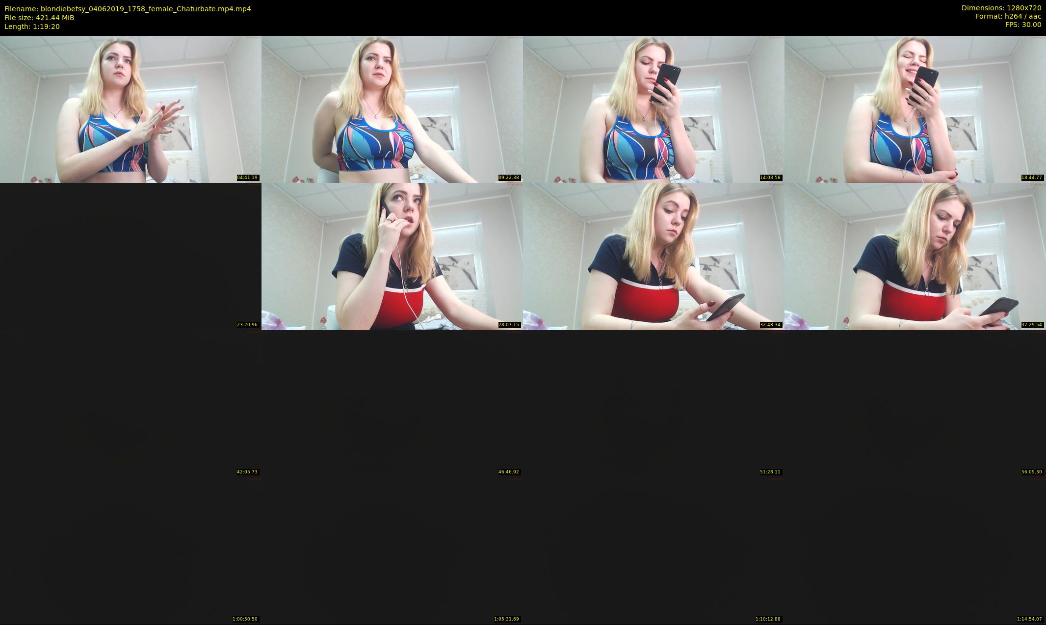 blondiebetsy — 80 minute Chaturbate female cam show recording, 720p, Jun 4, 2019