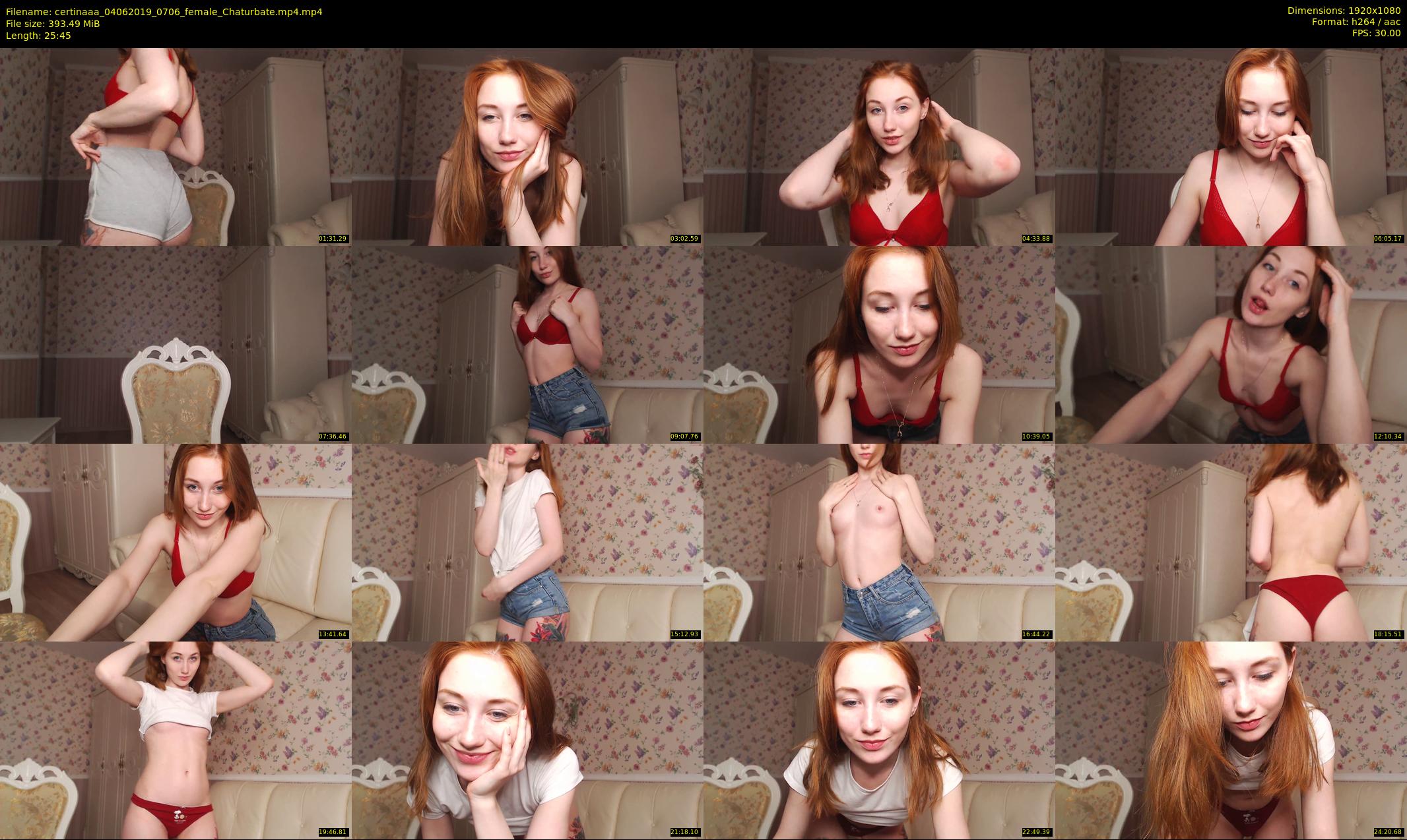 certinaaa — 26 minute Chaturbate female cam show recording, 1080p, Jun 4, 2019