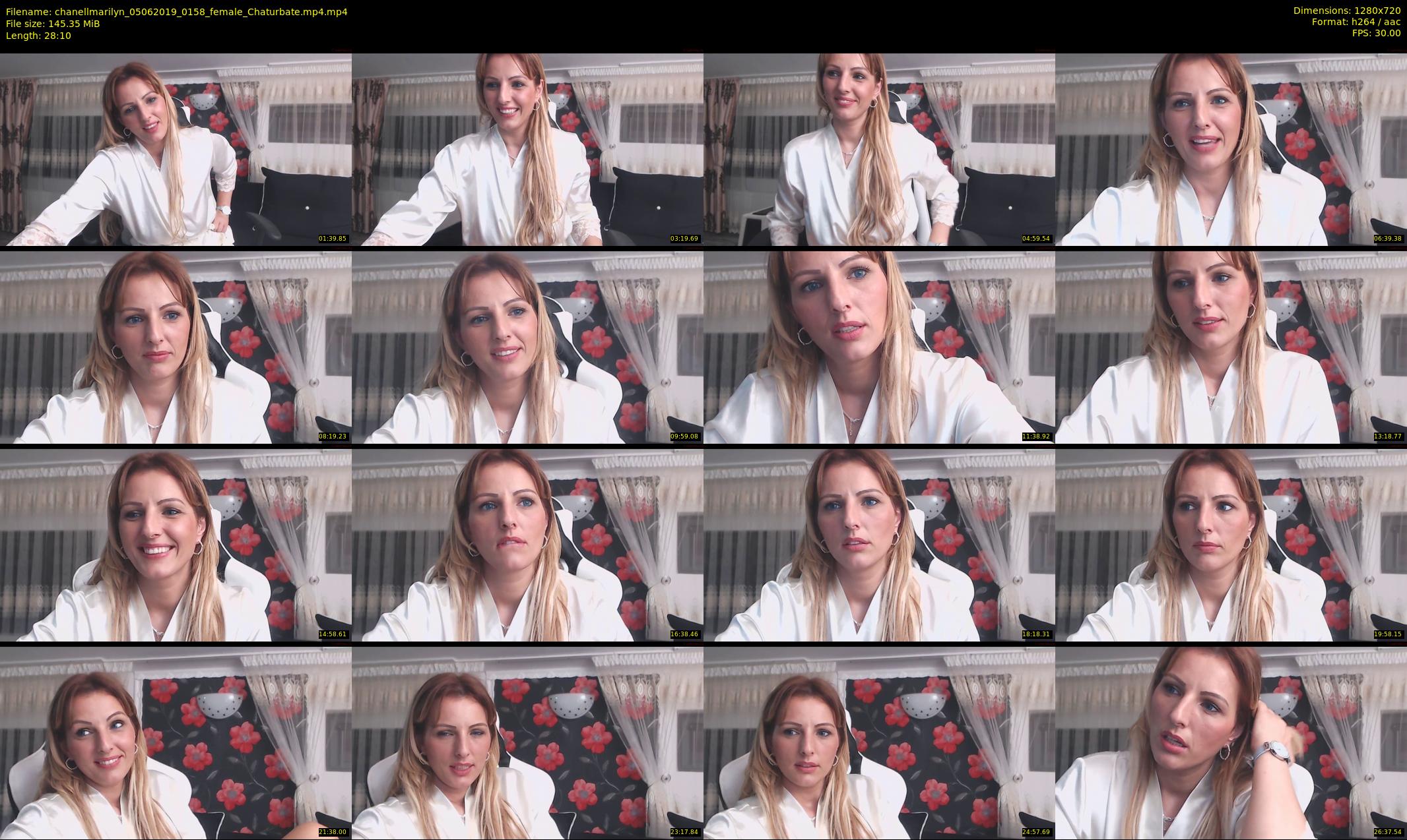 chanellmarilyn — 29 minute Chaturbate female cam show recording, 720p, Jun 5, 2019