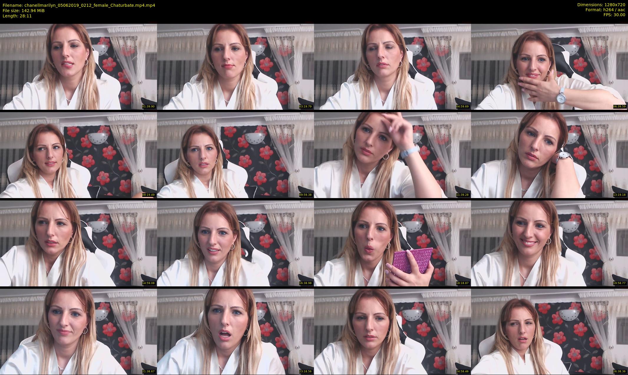 chanellmarilyn — 29 minute Chaturbate female cam show recording, 720p, Jun 5, 2019