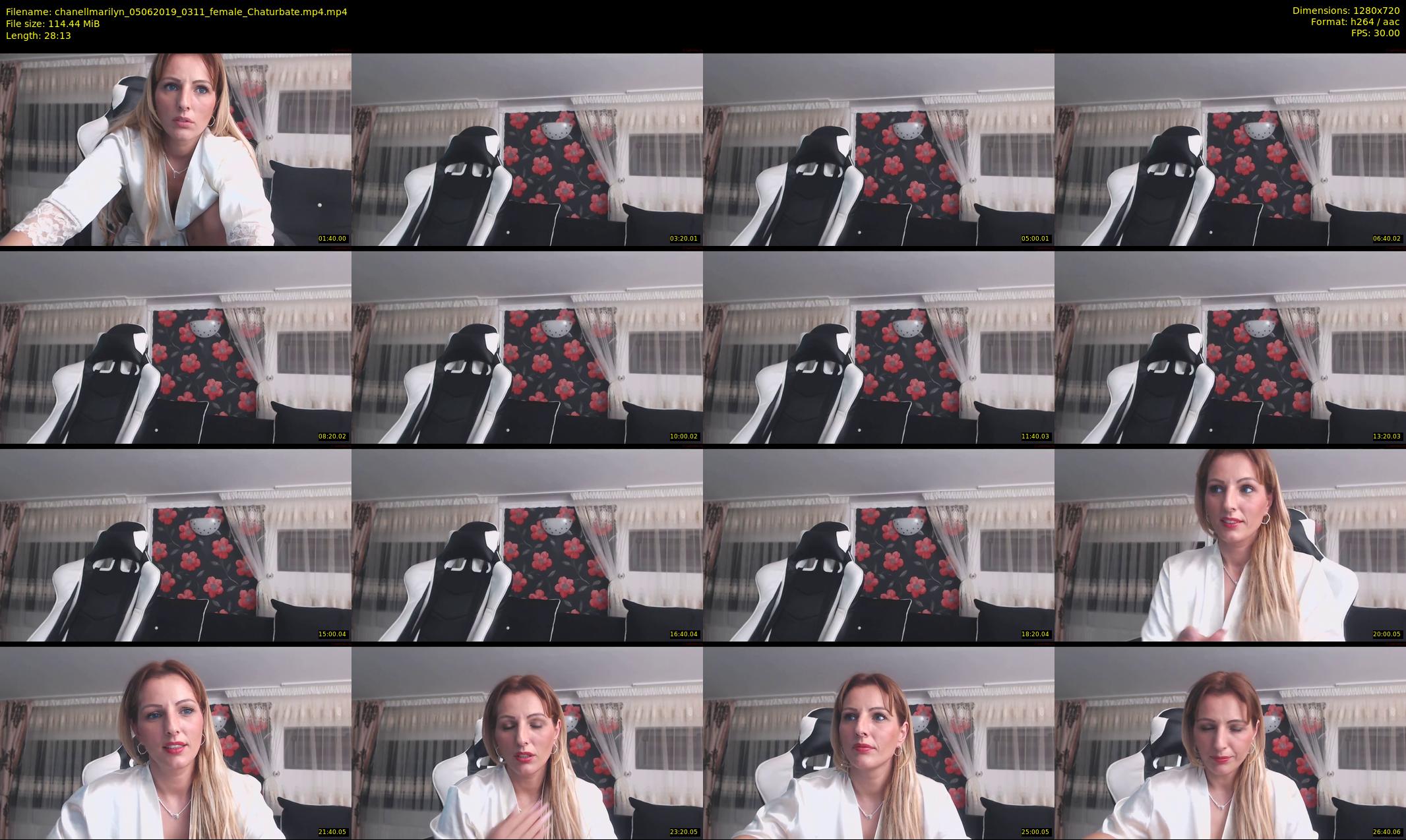 chanellmarilyn — 29 minute Chaturbate female cam show recording, 720p, Jun 5, 2019