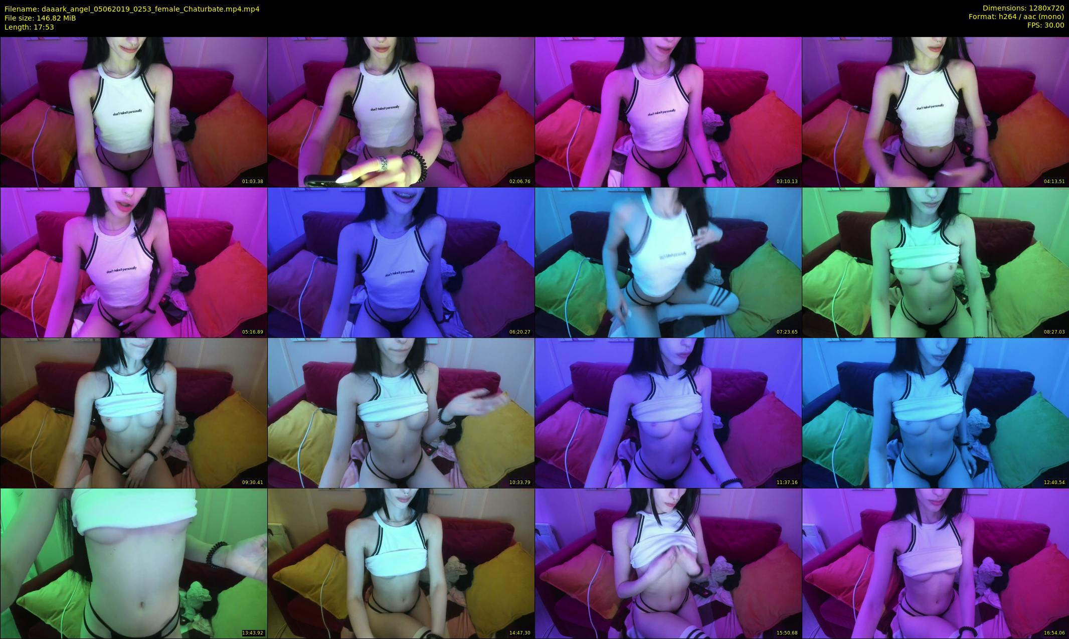 daaark_angel — 18 minute Chaturbate female cam show recording, 720p, Jun 5, 2019