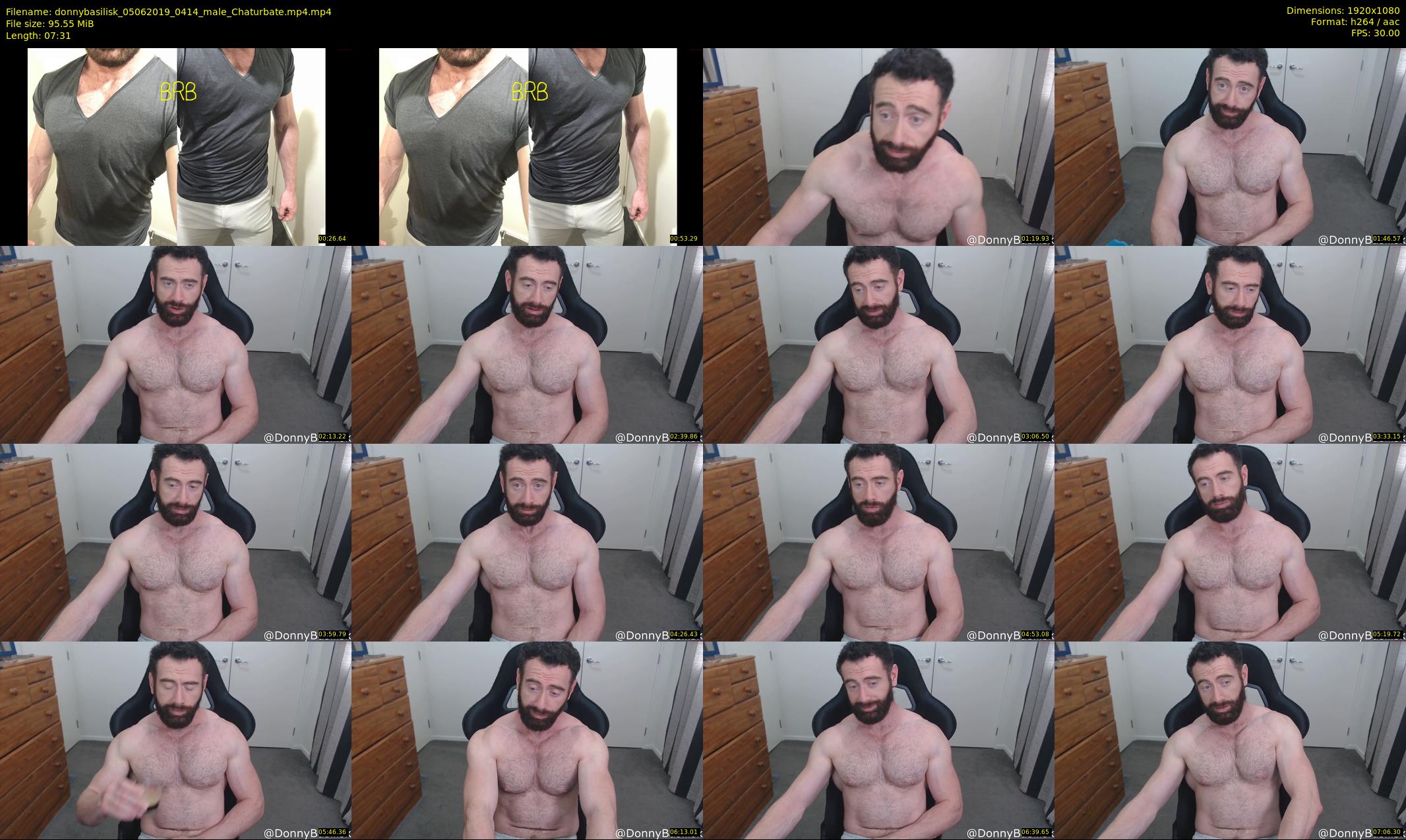 donnybasilisk — 8 minute Chaturbate male cam show recording, 1080p, Jun 5, 2019