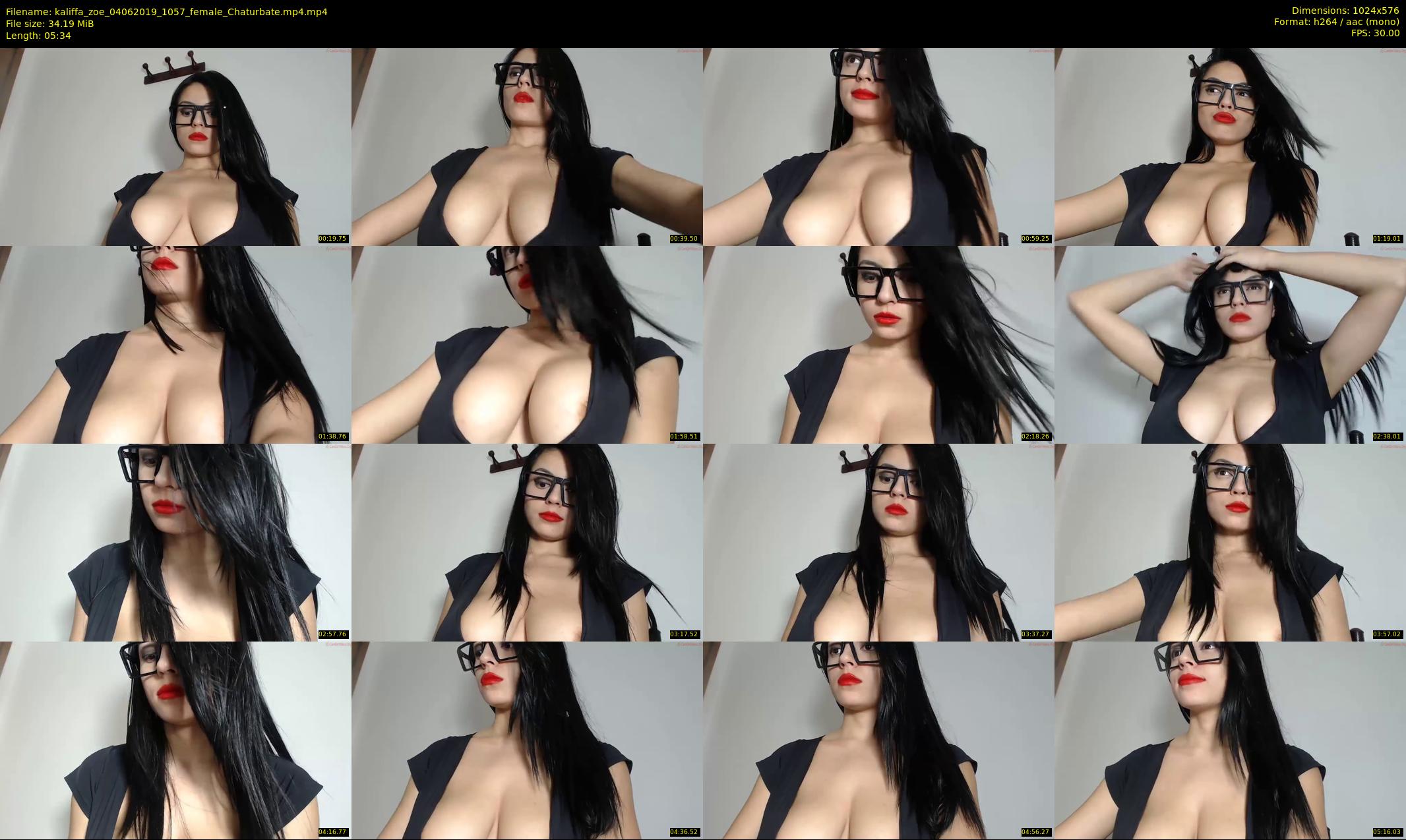kaliffa_zoe — 6 minute Chaturbate female cam show recording, 480p, Jun 4, 2019
