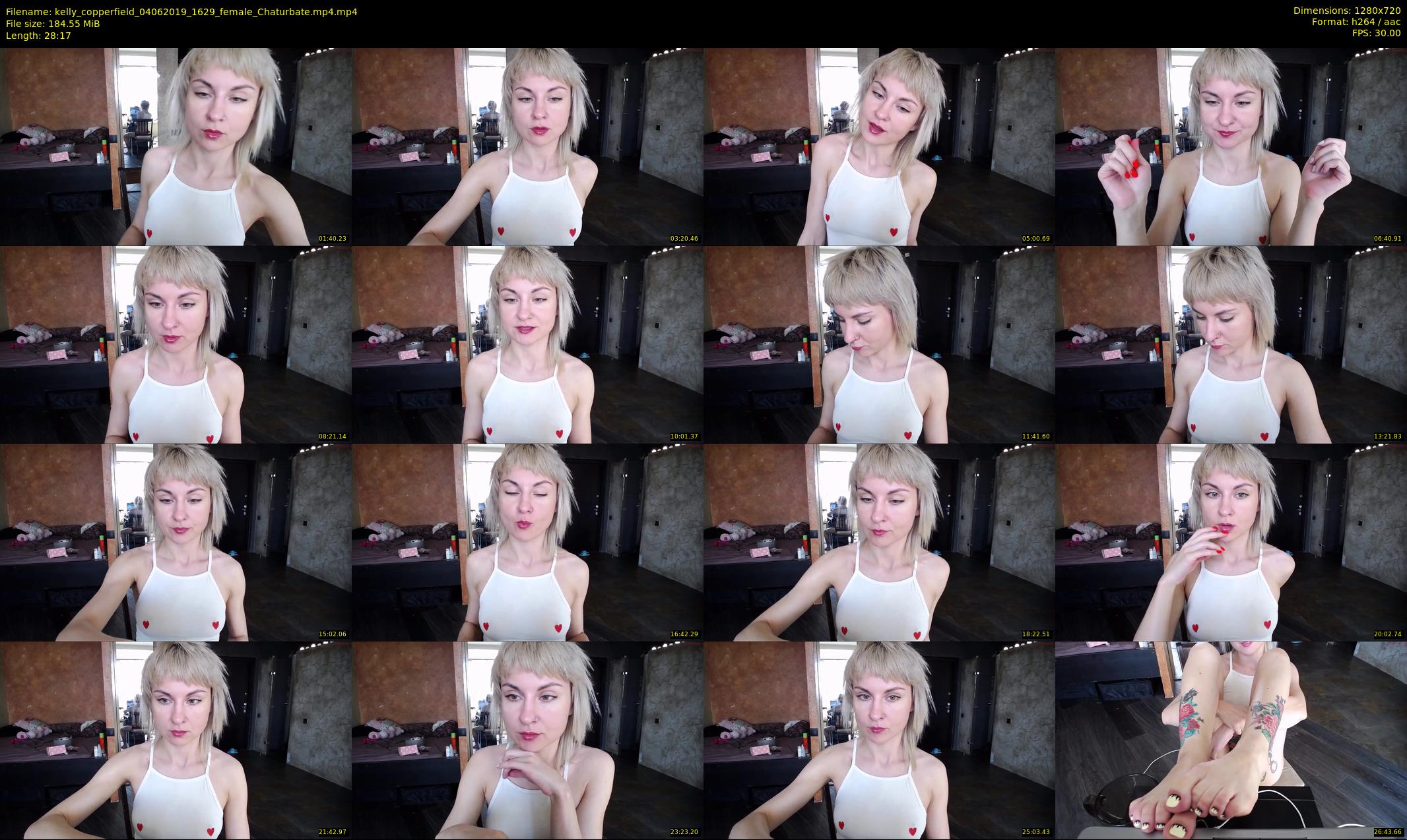 kelly_copperfield — 29 minute Chaturbate female cam show recording, 720p, Jun 4, 2019