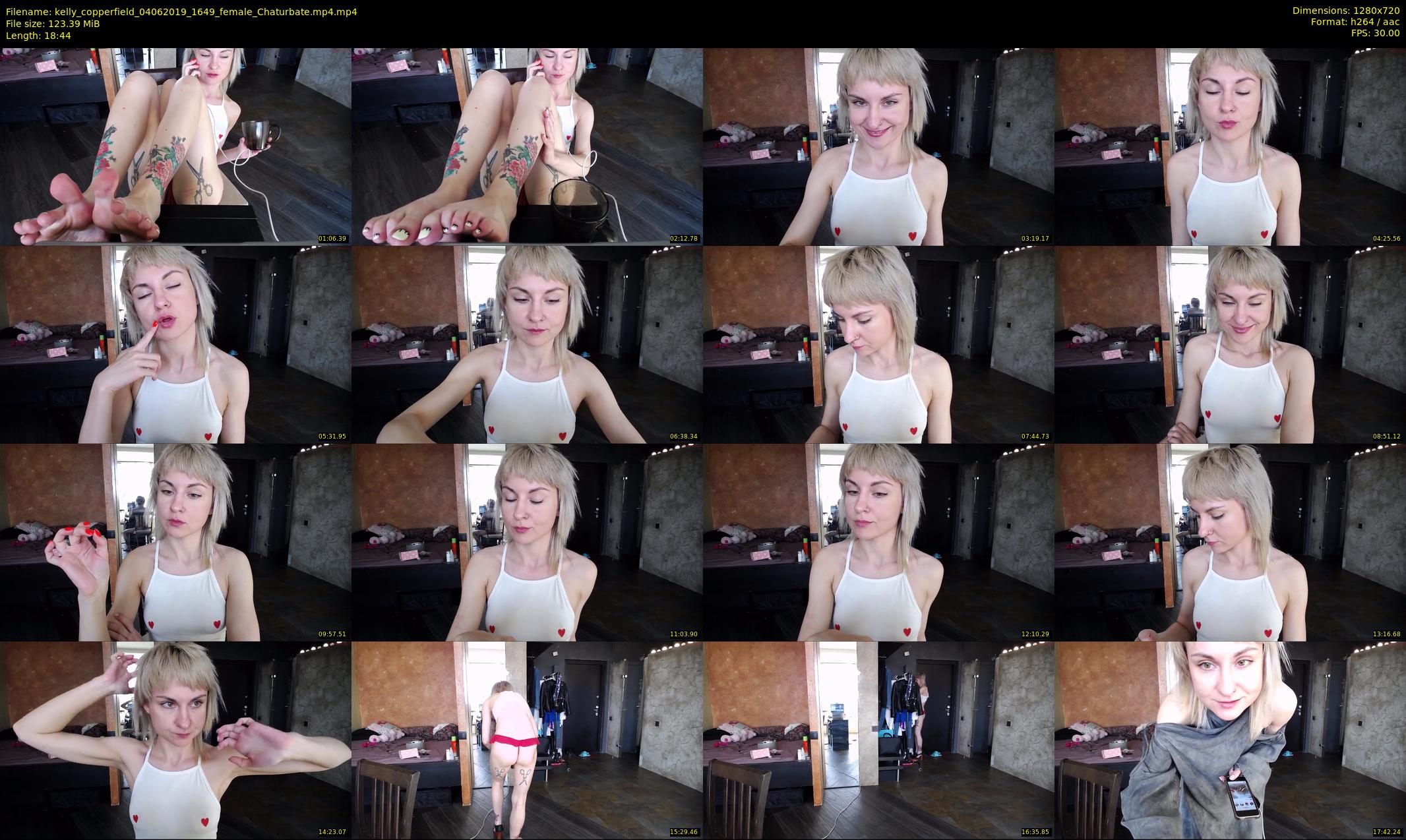 kelly_copperfield — 19 minute Chaturbate female cam show recording, 720p, Jun 4, 2019
