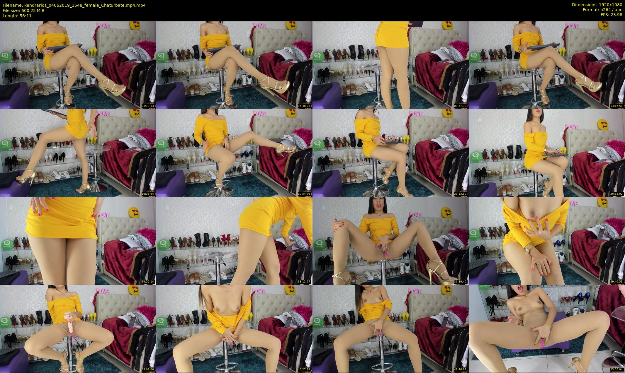 kendrarios — 57 minute Chaturbate female cam show recording, 1080p, Jun 4, 2019