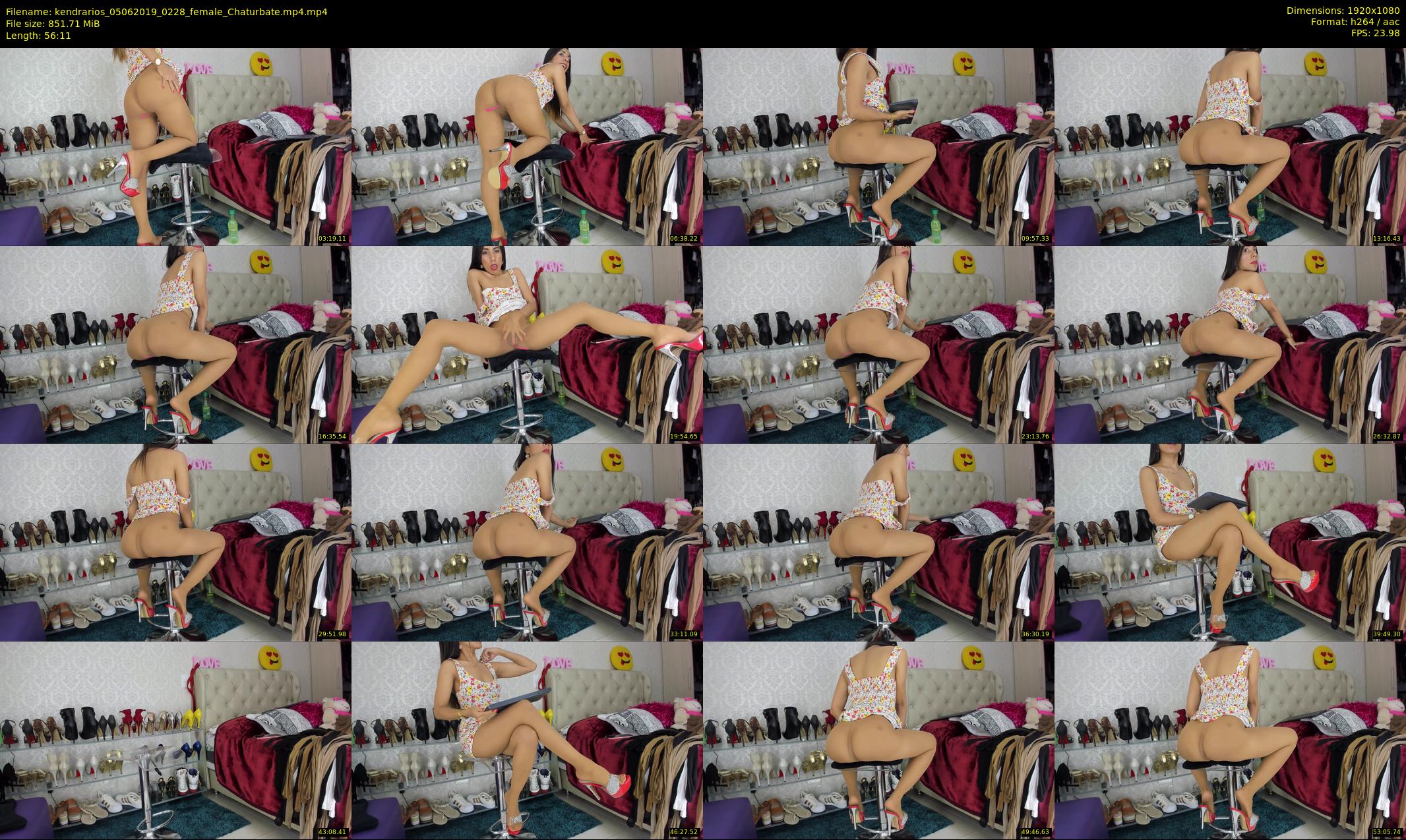 kendrarios — 57 minute Chaturbate female cam show recording, 1080p, Jun 5, 2019