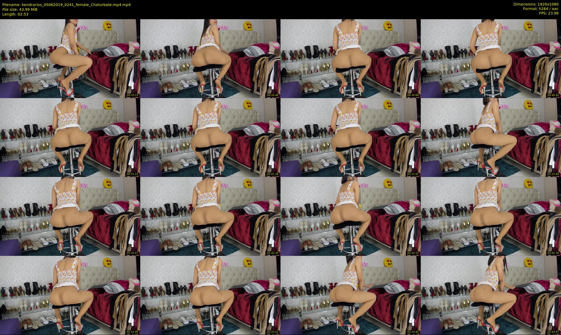 kendrarios — 3 minute Chaturbate female cam show recording, 1080p, Jun 5, 2019