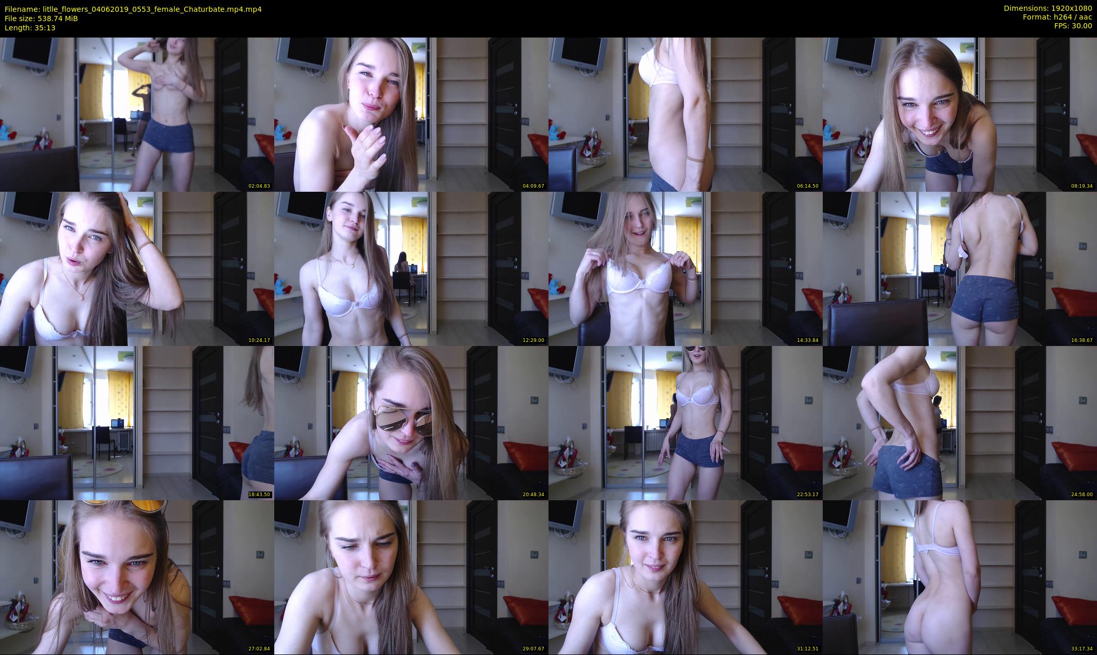 litlle_flowers — 36 minute Chaturbate female cam show recording, 1080p, Jun 4, 2019