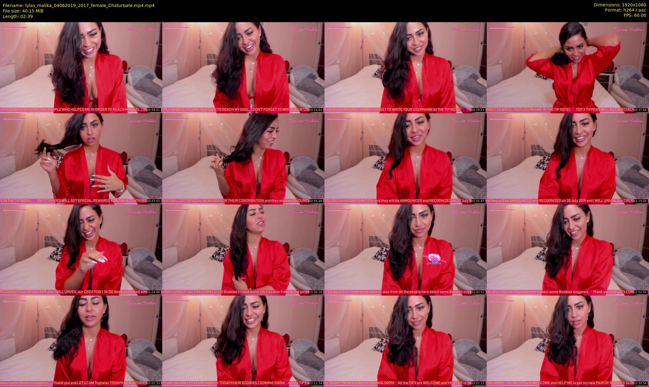lylas_malika — 3 minute Chaturbate female cam show recording, 1080p, Jun 4, 2019