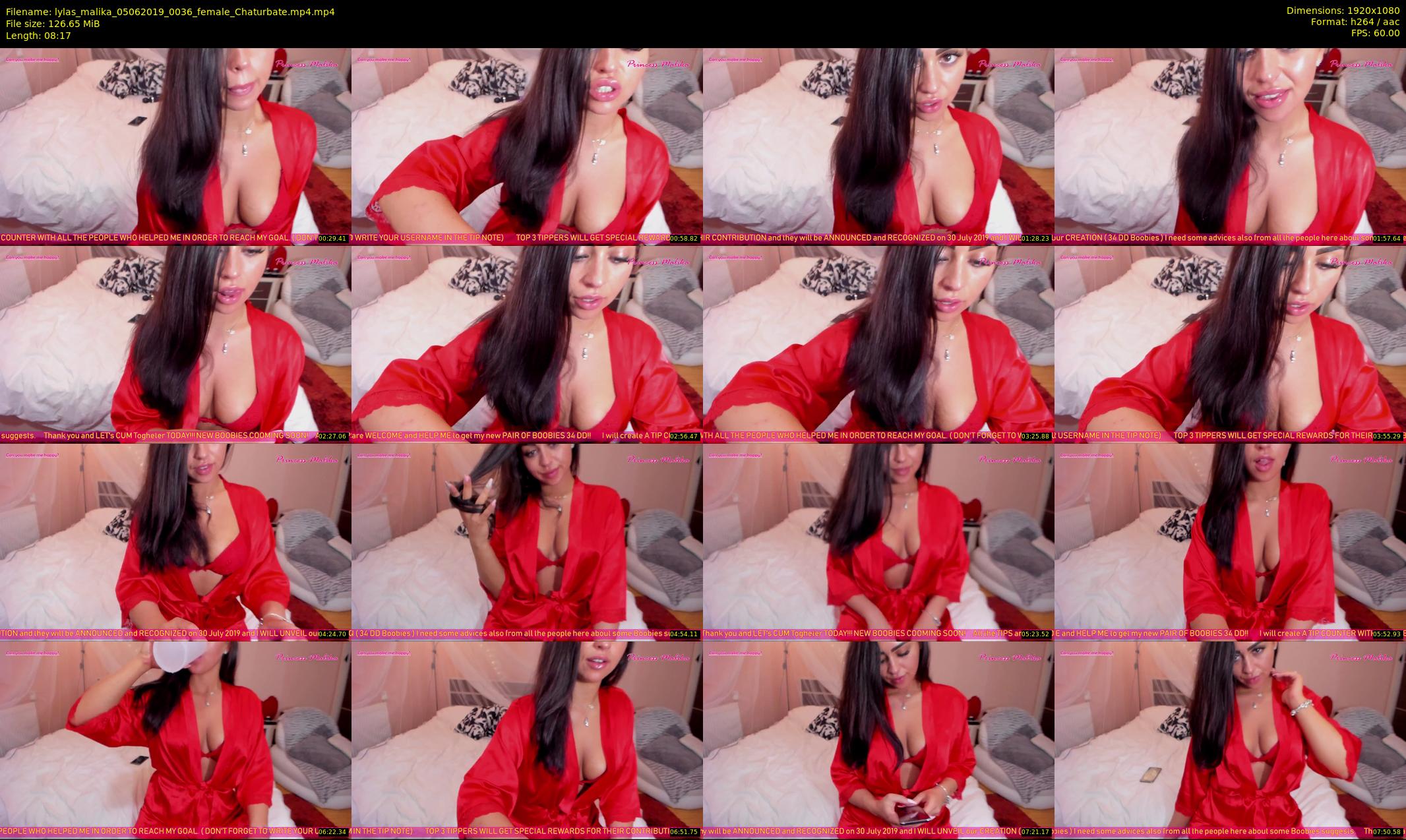lylas_malika — 9 minute Chaturbate female cam show recording, 1080p, Jun 5, 2019